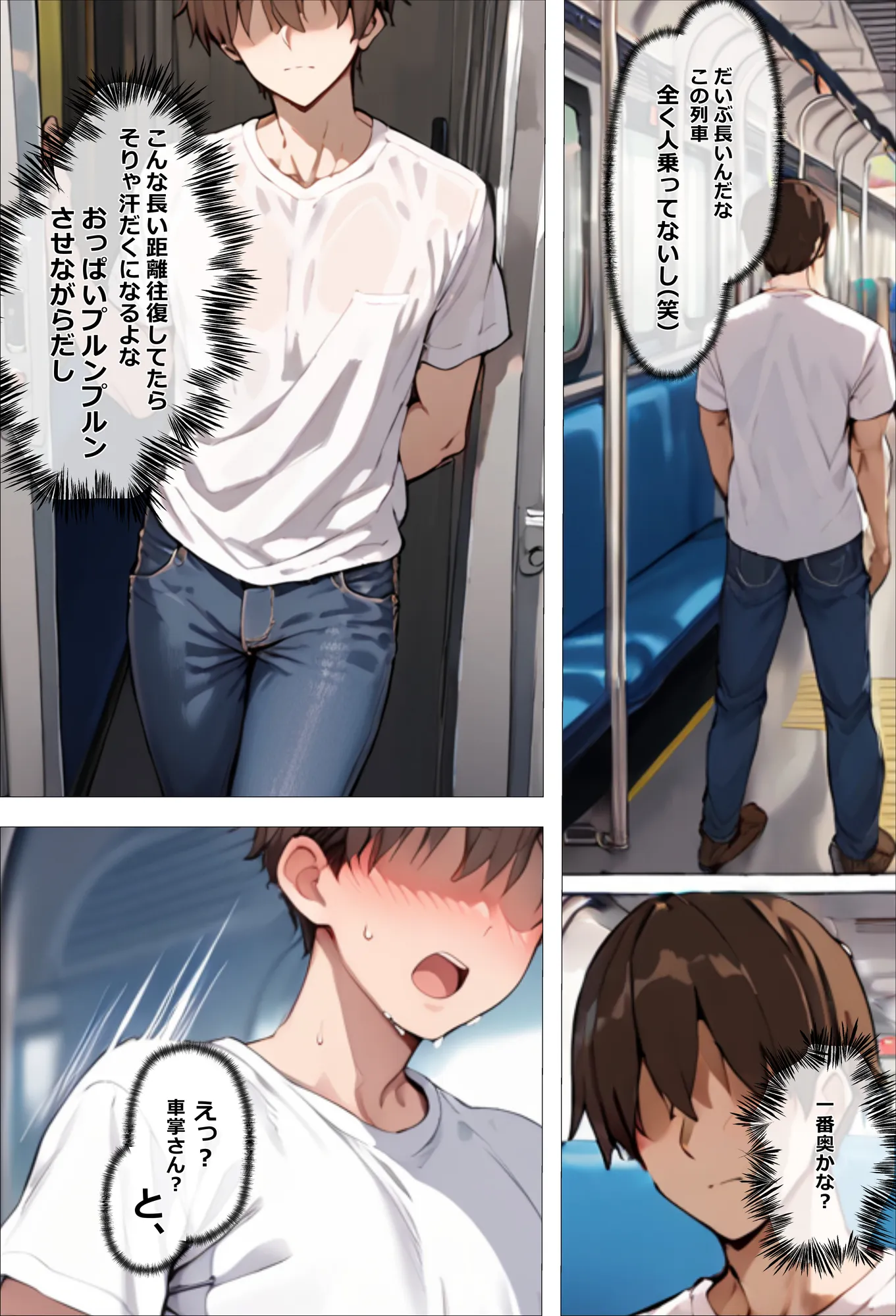 ヤリマンビッチを誰もいない車両に監禁して、死ぬほどハメ撮りした話〜中出し列車で働くビッチ〜 - 6ページ