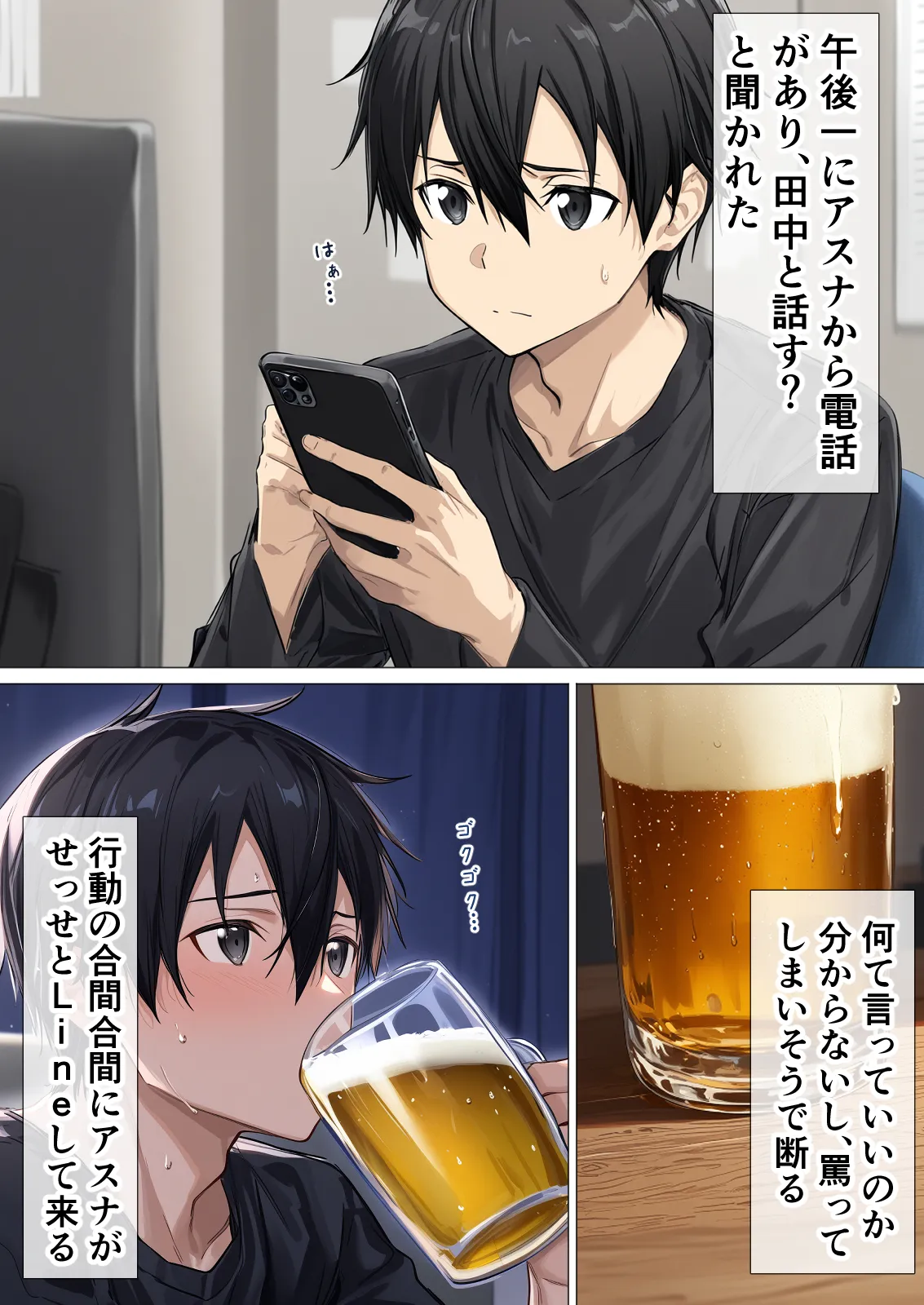 寝取られ堕ちるヒロイン SA〇 アスナ5 -借金で嫁を貸出す話3- - 26ページ