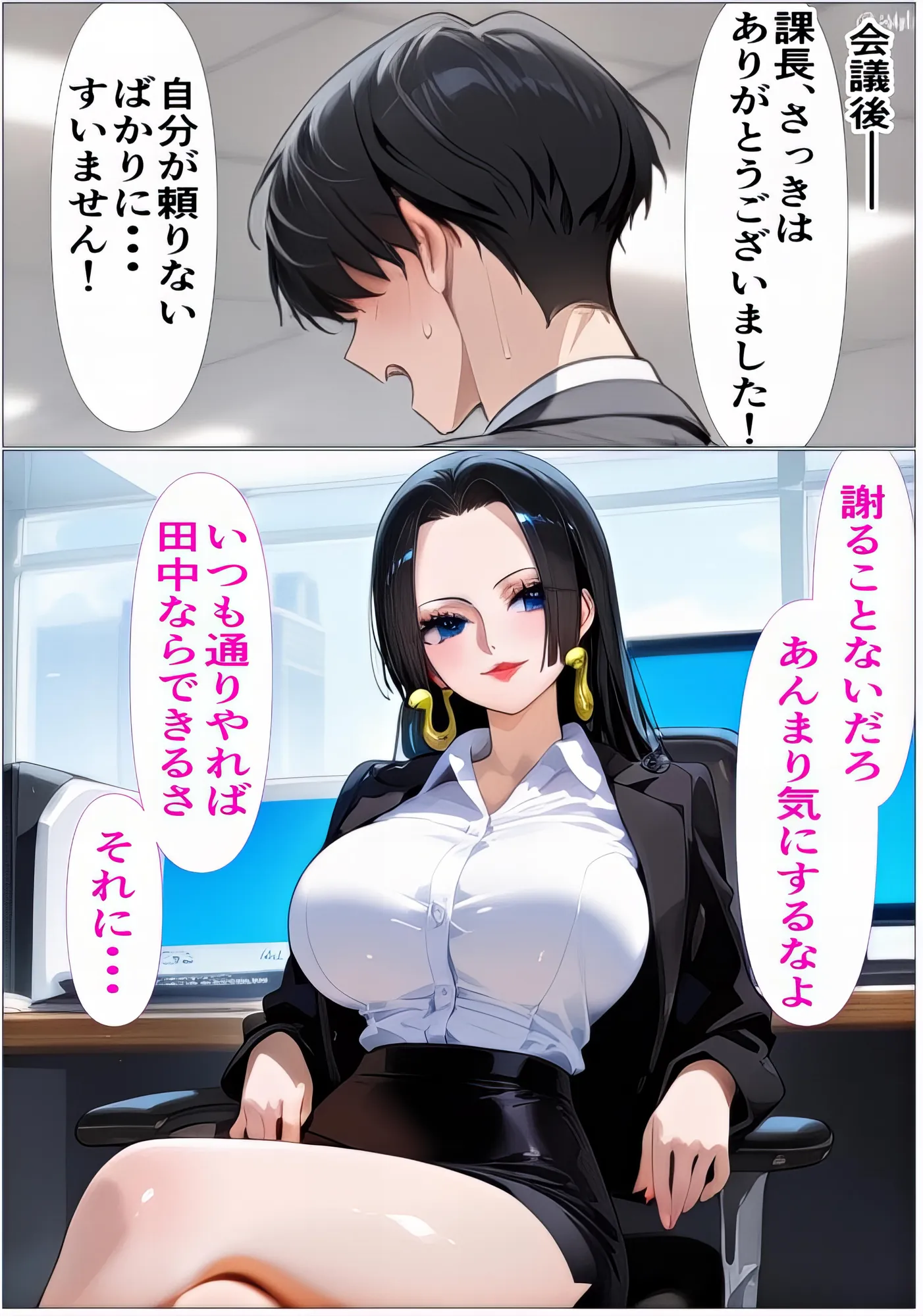 もしもハン〇ックが上司だったら〜自信がない部下と寝取らせ社外残業〜 - 29ページ