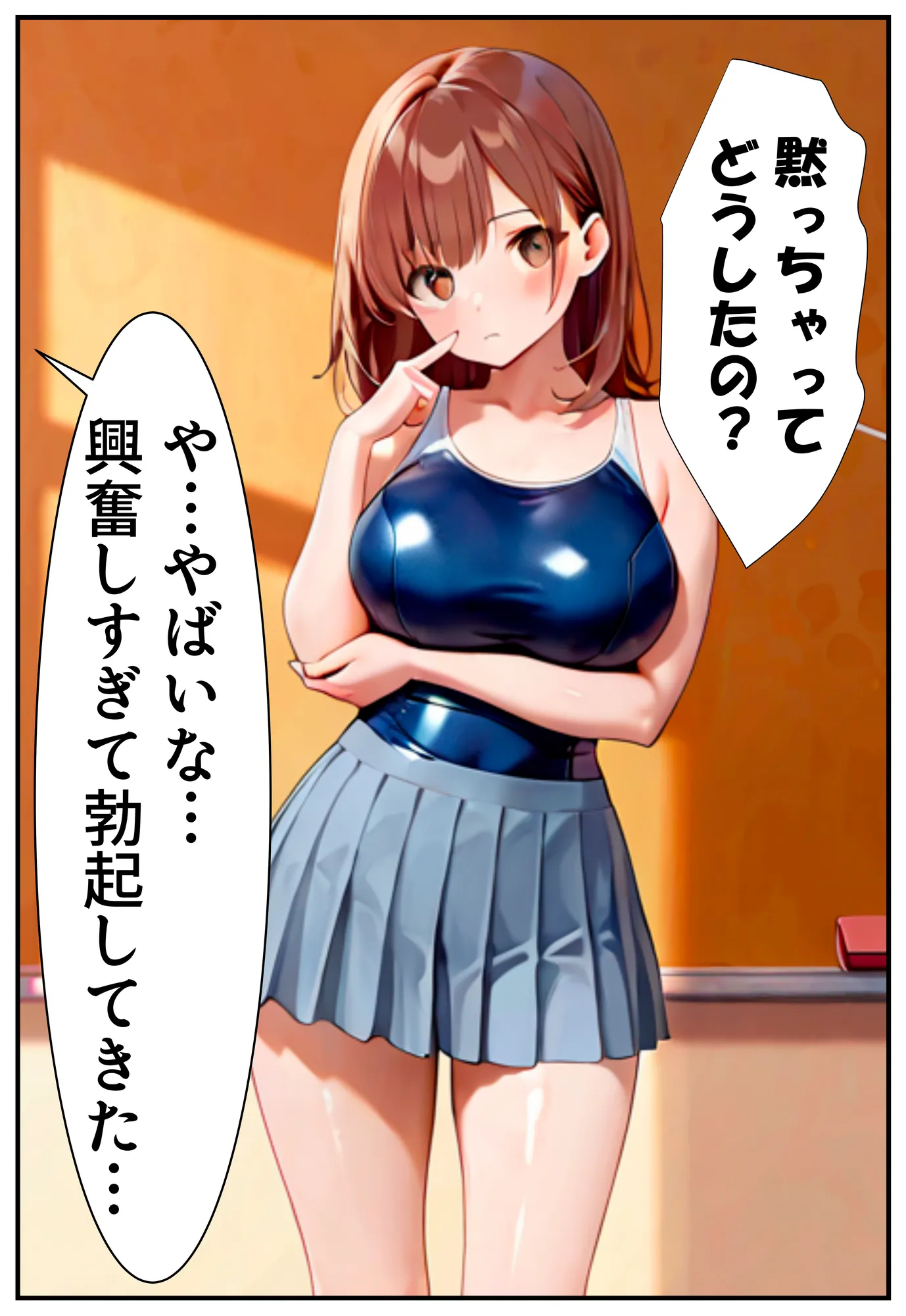 妹がスク水で襲ってきた！＜コスプレイラスト集特典付き＞ - 12ページ