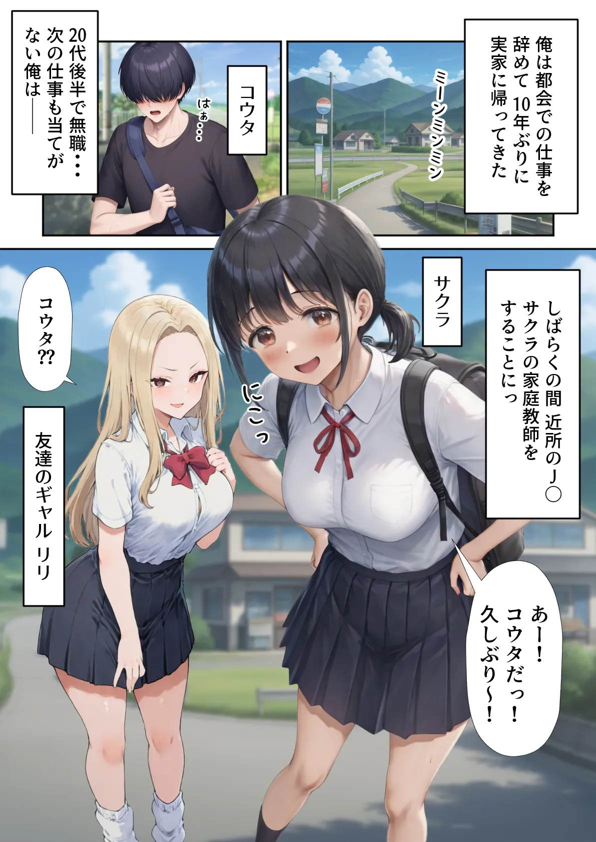 田舎えっち1  純真無垢な妹系  さくら編 - 1ページ