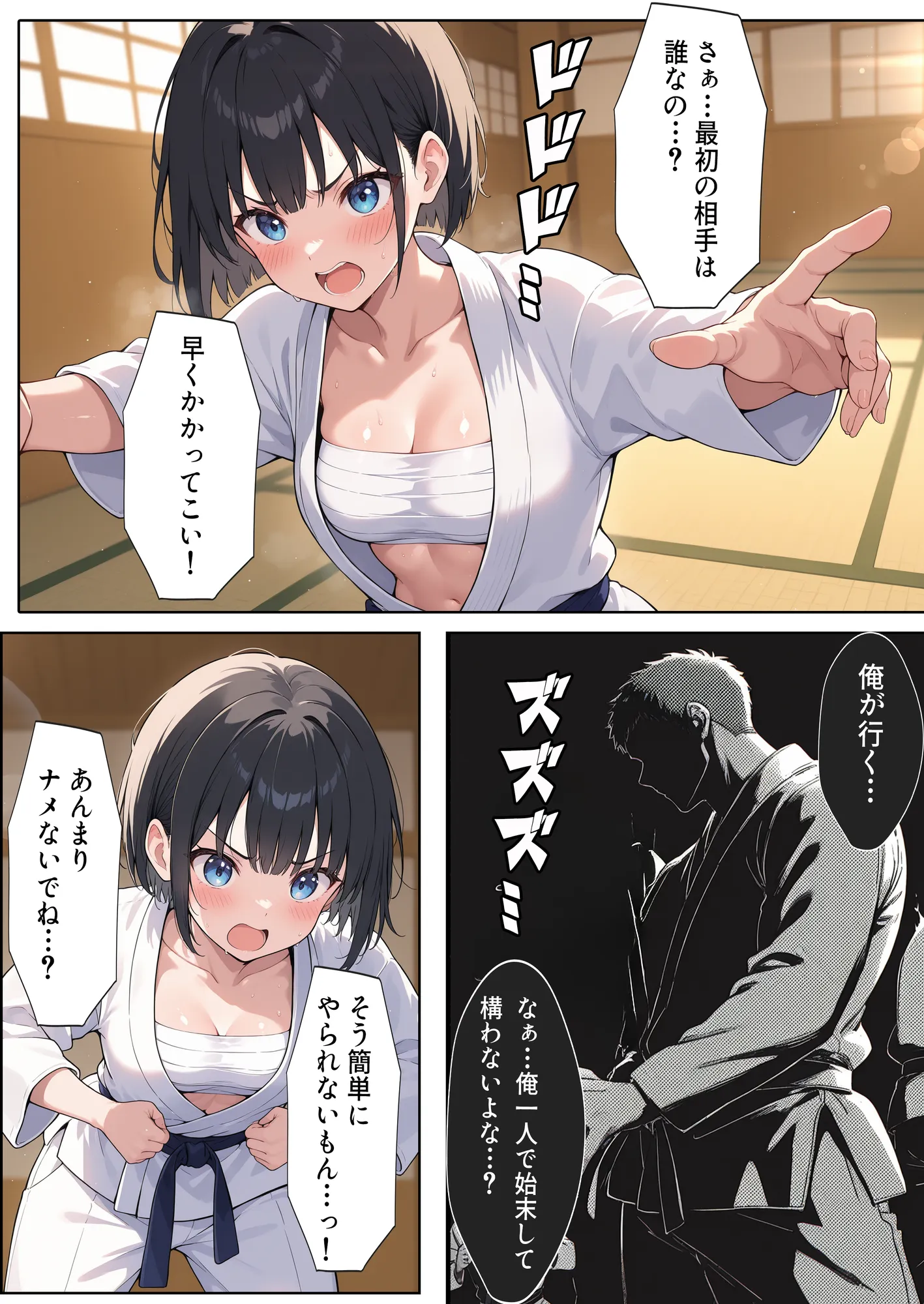 負けたら即中出しセックス 愛する道場を守るために道場破りに挑む天才柔道少女の話 - 10ページ