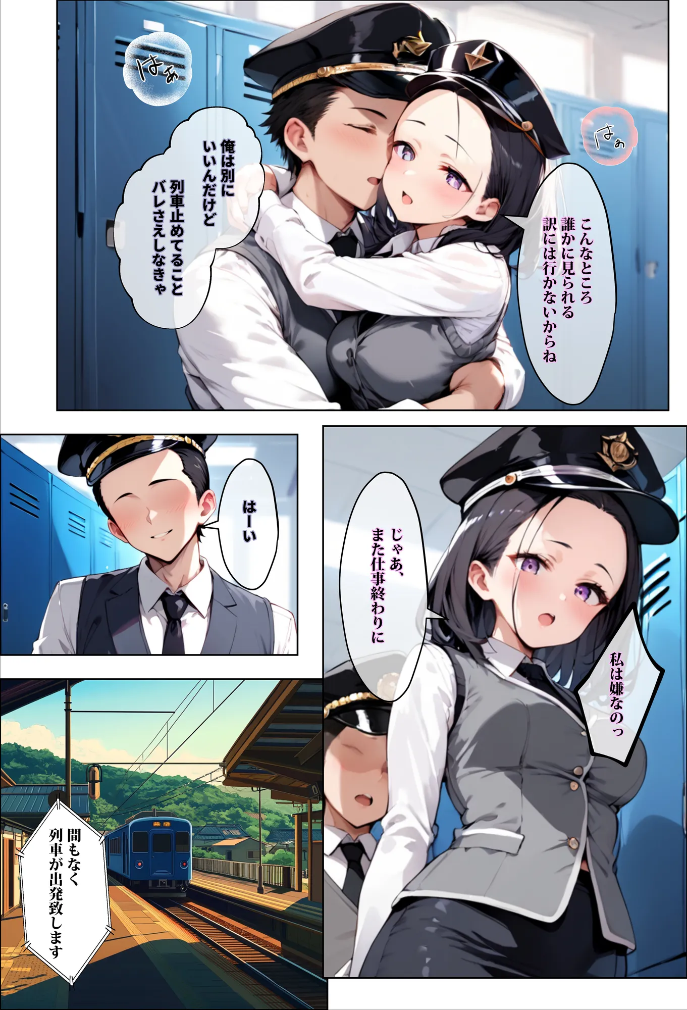 彼氏持ちを寝取ったはずが実は、寝取らせられていた話〜中出し列車で働くビッチ〜 - 6ページ