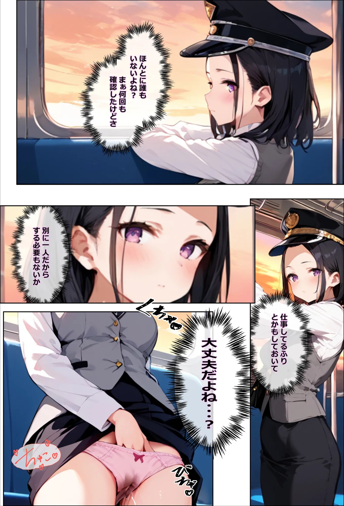 彼氏持ちを寝取ったはずが実は、寝取らせられていた話〜中出し列車で働くビッチ〜 - 13ページ