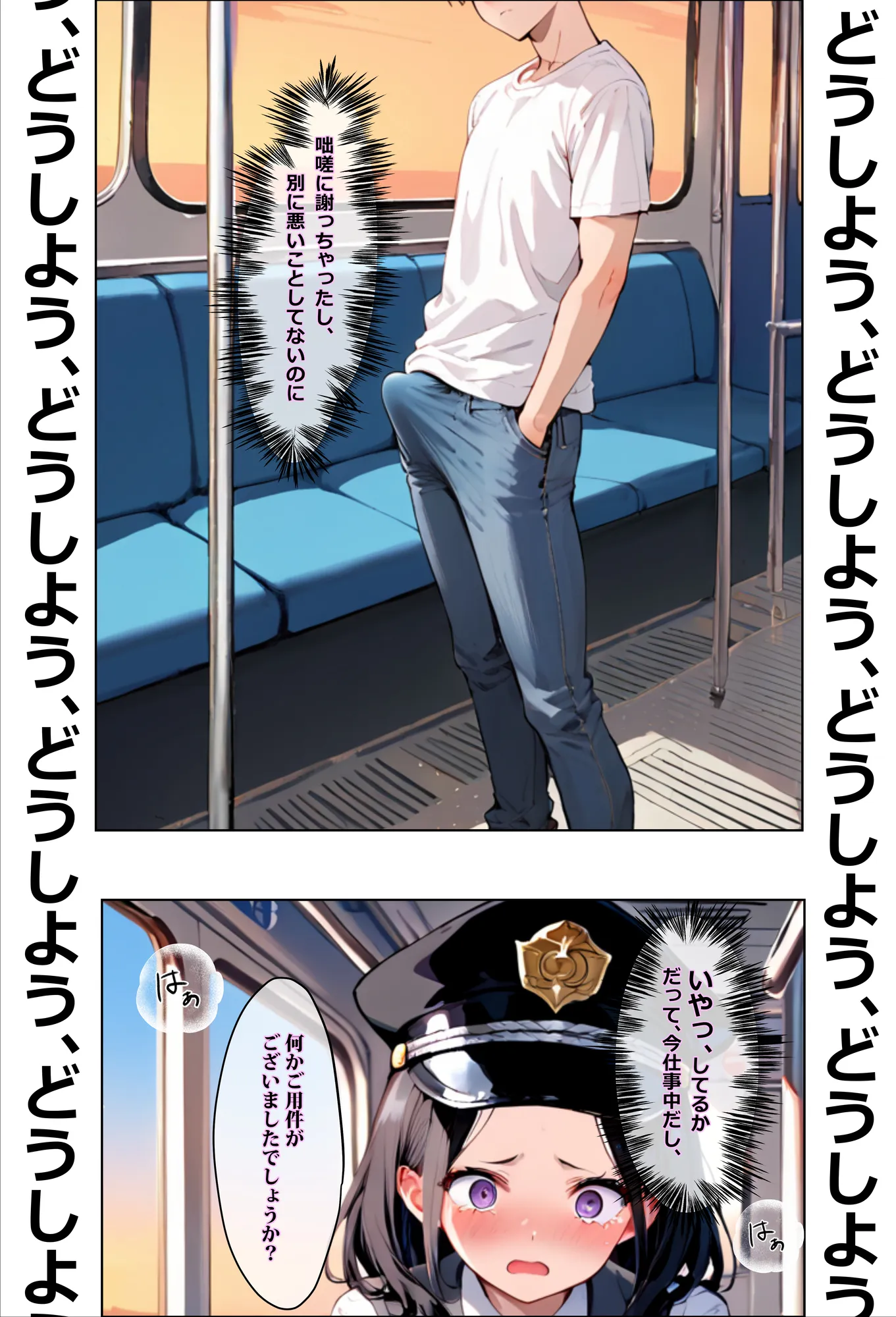 彼氏持ちを寝取ったはずが実は、寝取らせられていた話〜中出し列車で働くビッチ〜 - 20ページ