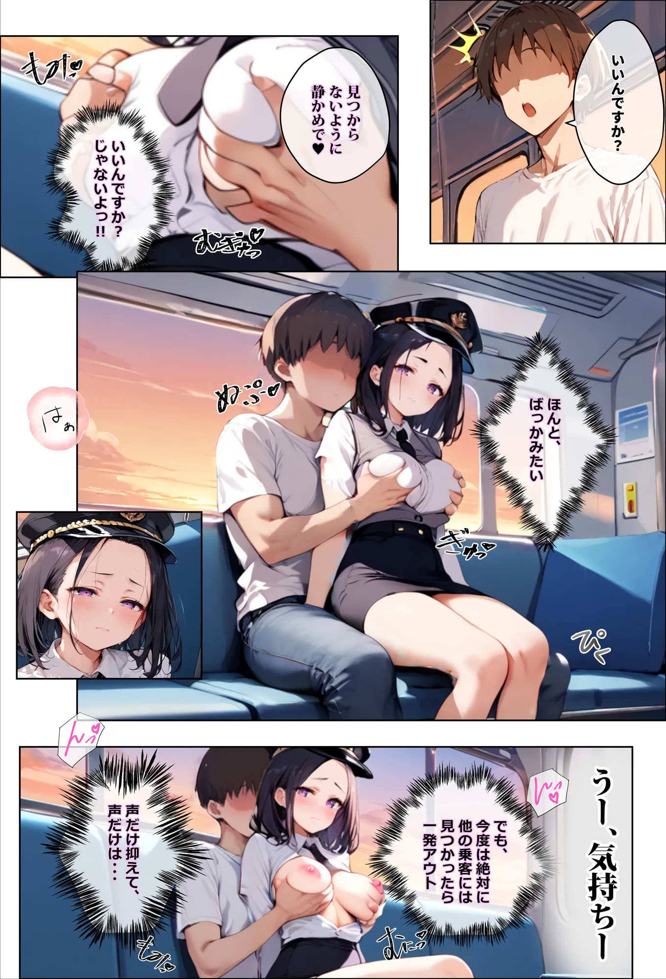 彼氏持ちを寝取ったはずが実は、寝取らせられていた話〜中出し列車で働くビッチ〜 - 27ページ