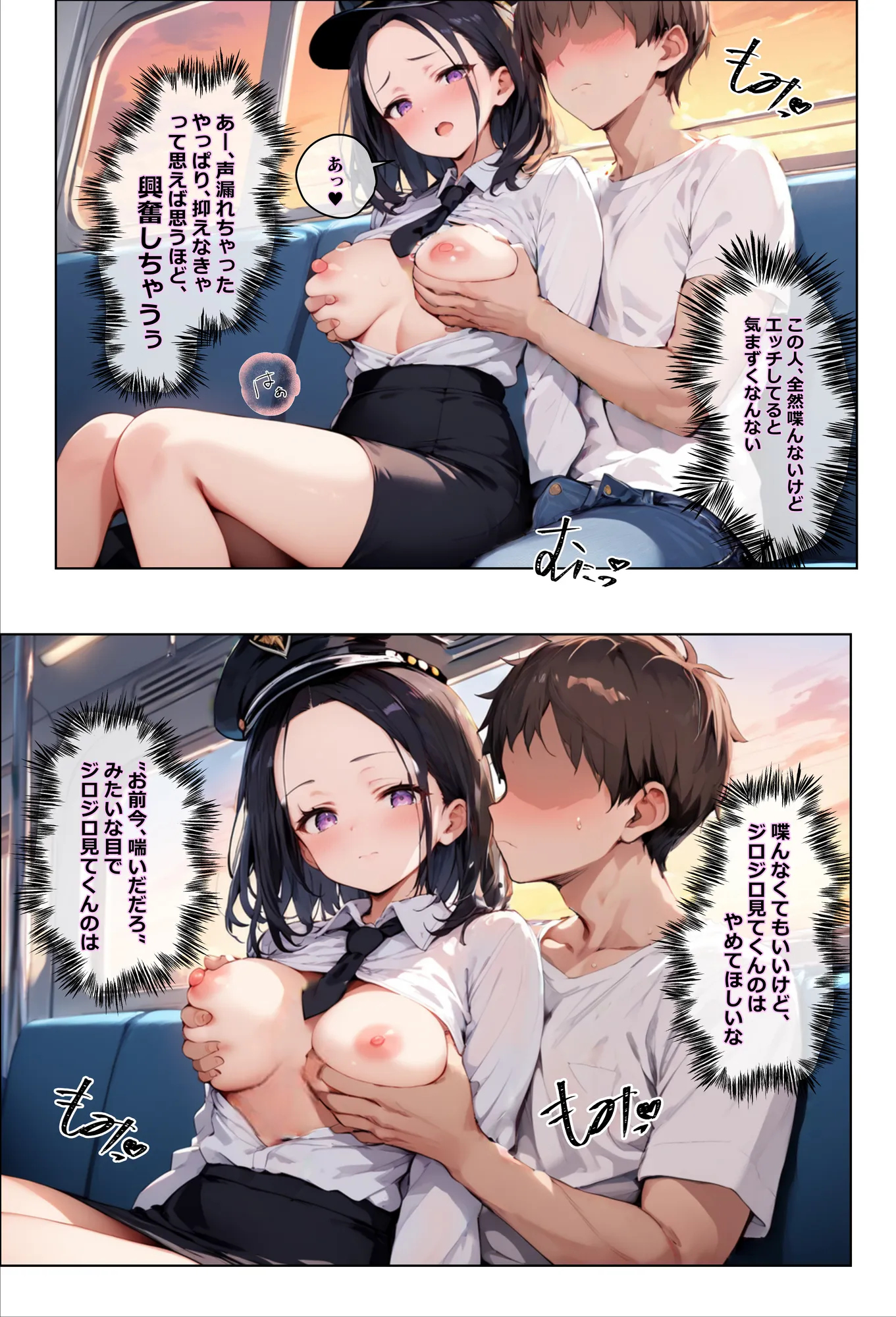 彼氏持ちを寝取ったはずが実は、寝取らせられていた話〜中出し列車で働くビッチ〜 - 28ページ