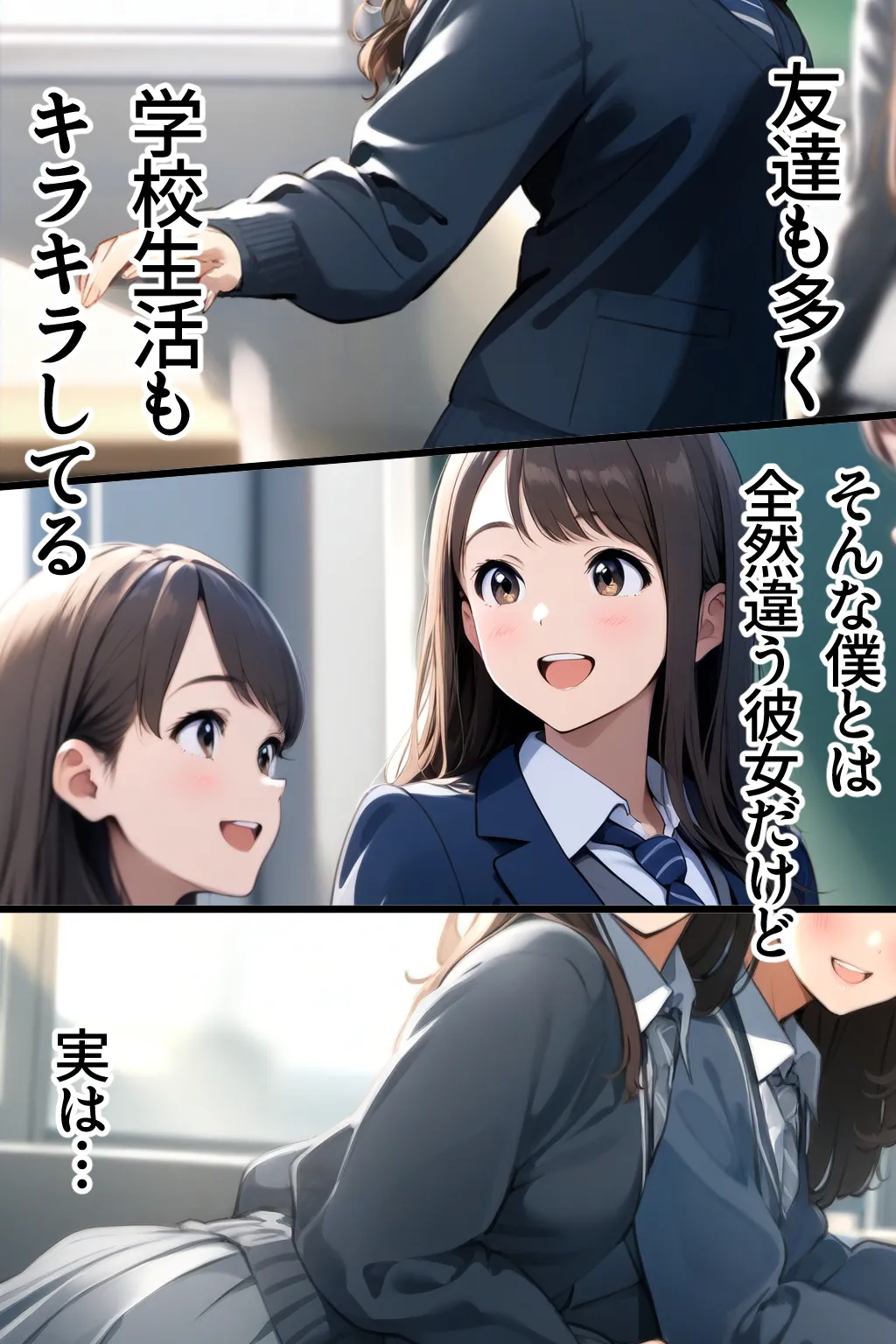 スクールカースト上位J Kと非モテの僕は実はセフレ！でも当然NTRの心配が！？ 「校内恋愛ハマる関係」放課後セックスライフ - 3ページ