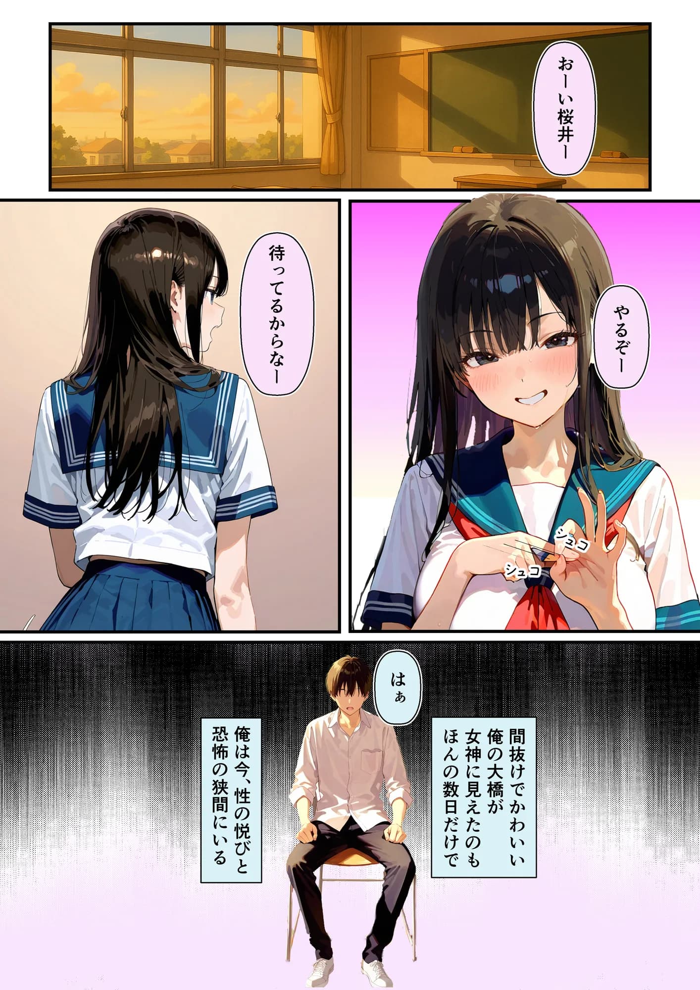 グラドル志望の強気な同級生を騙してメス堕ちさせた話 - 35ページ