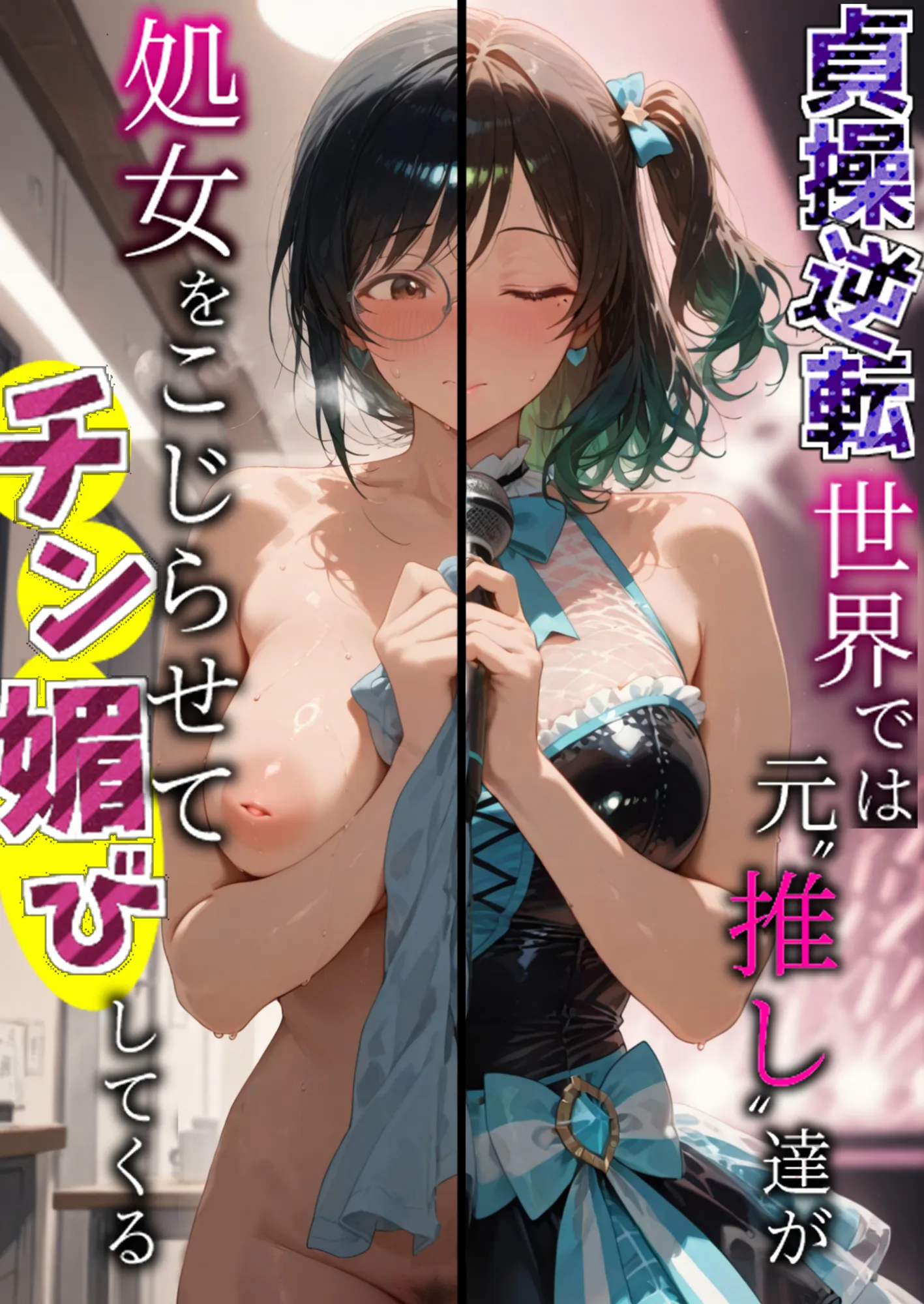 貞操逆転世界では元推し達が処女をこじらせてチン媚びしてくる - 2ページ