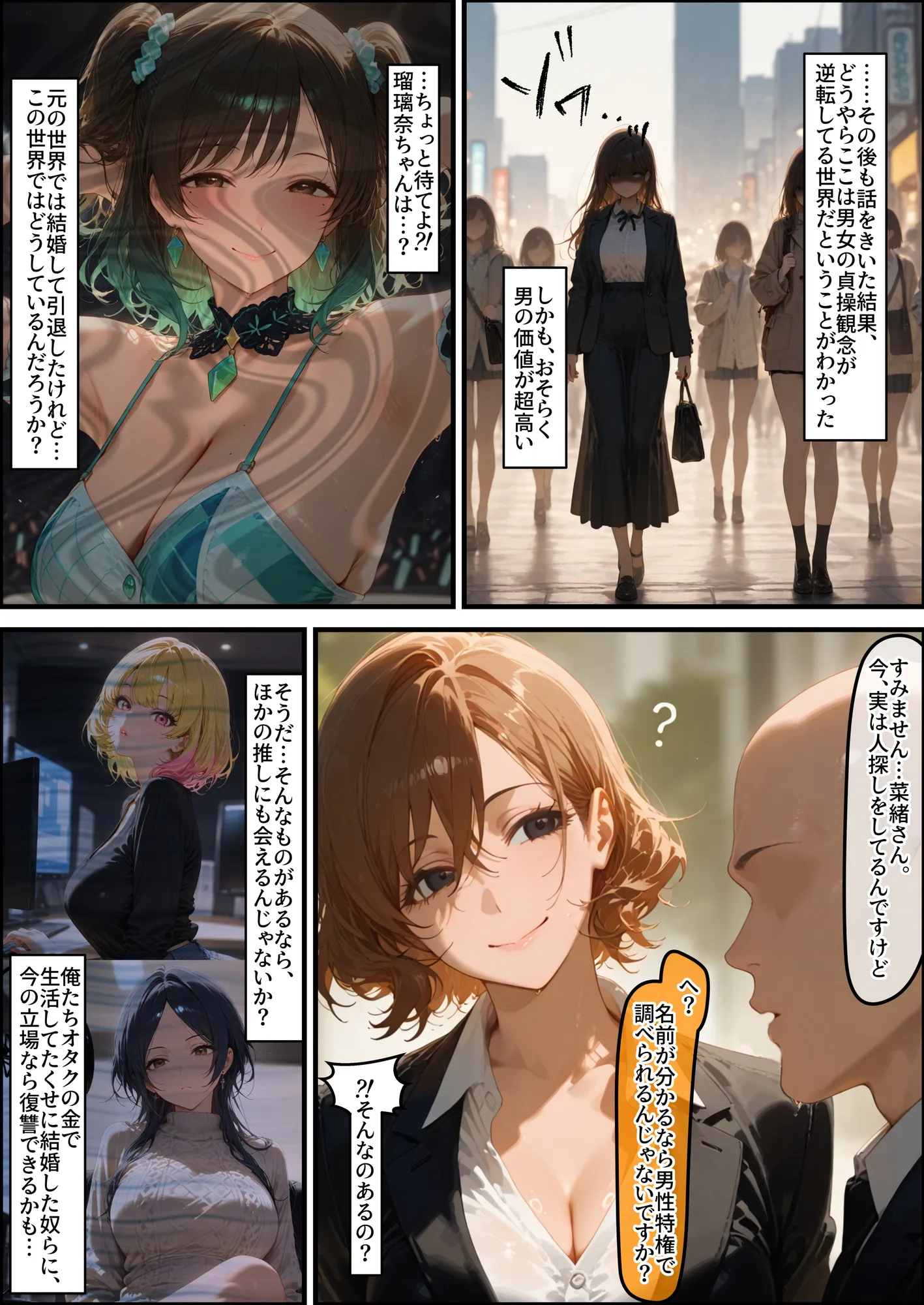 貞操逆転世界では元推し達が処女をこじらせてチン媚びしてくる - 18ページ