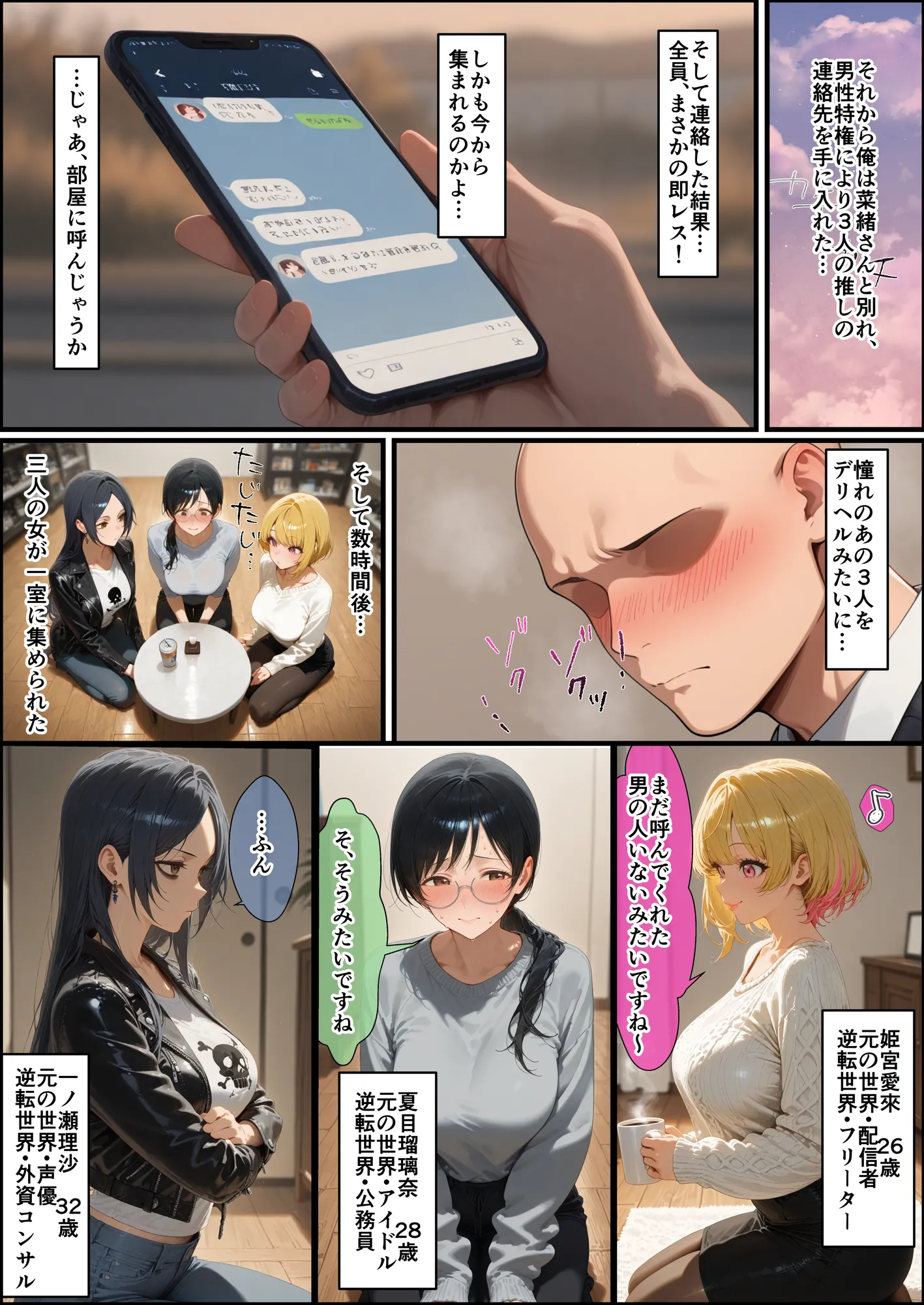 貞操逆転世界では元推し達が処女をこじらせてチン媚びしてくる - 19ページ