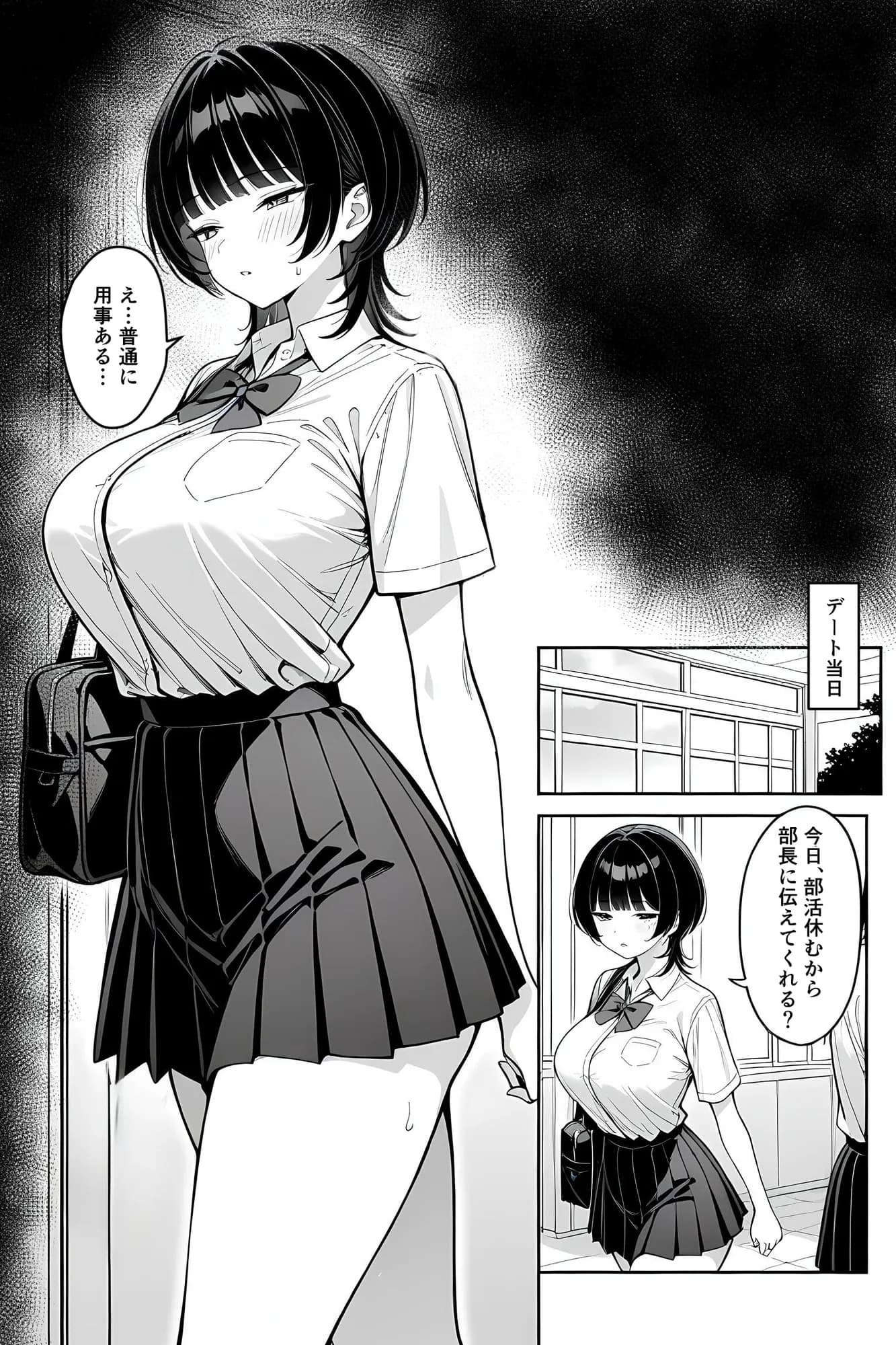 俺の彼女がキモデブ教師に子宮初恋奪われた - 1ページ