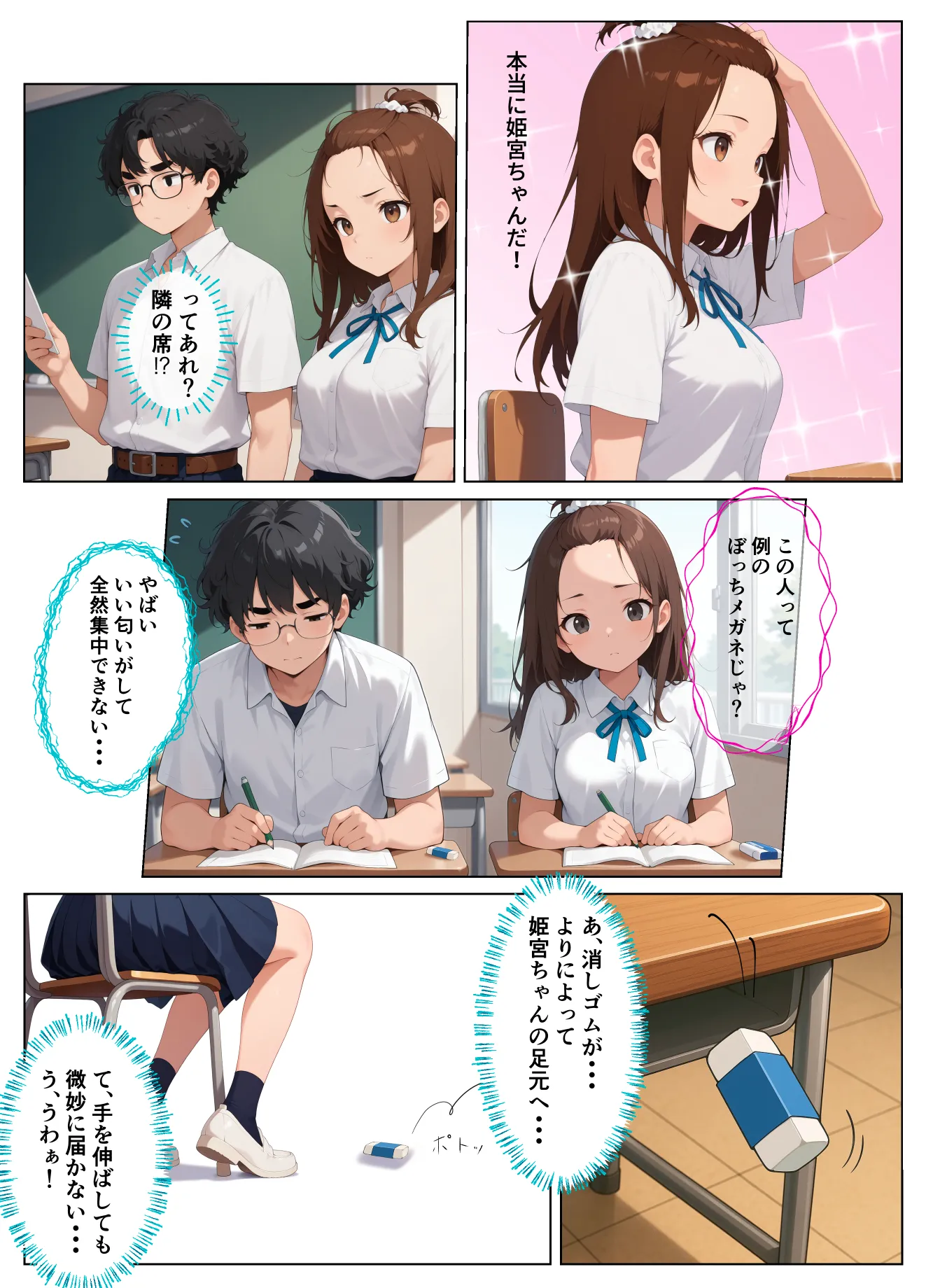 童貞モブがハーレム主人公になるまであと100日〜ぼっちメガネにイカされて〜 - 9ページ