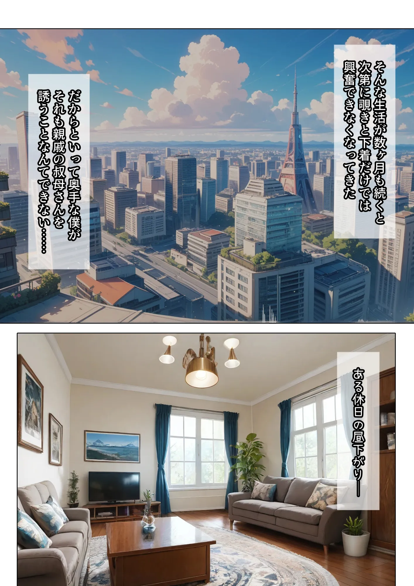 親戚の叔母さんの家に居候したら中出し交尾できちゃった話 - 9ページ