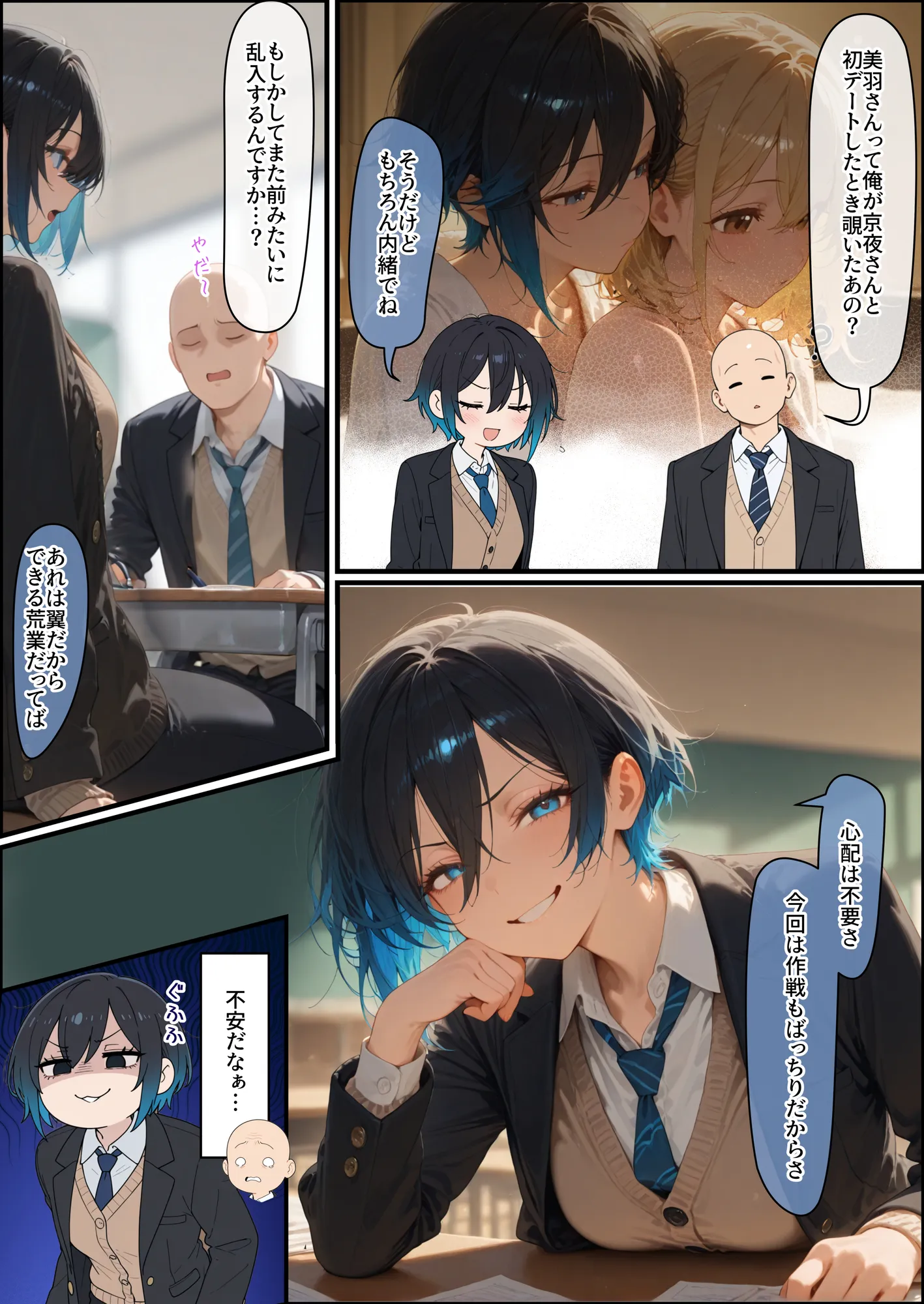 女学園の王子様♀の百合ハーレムの竿係になった2 - 4ページ