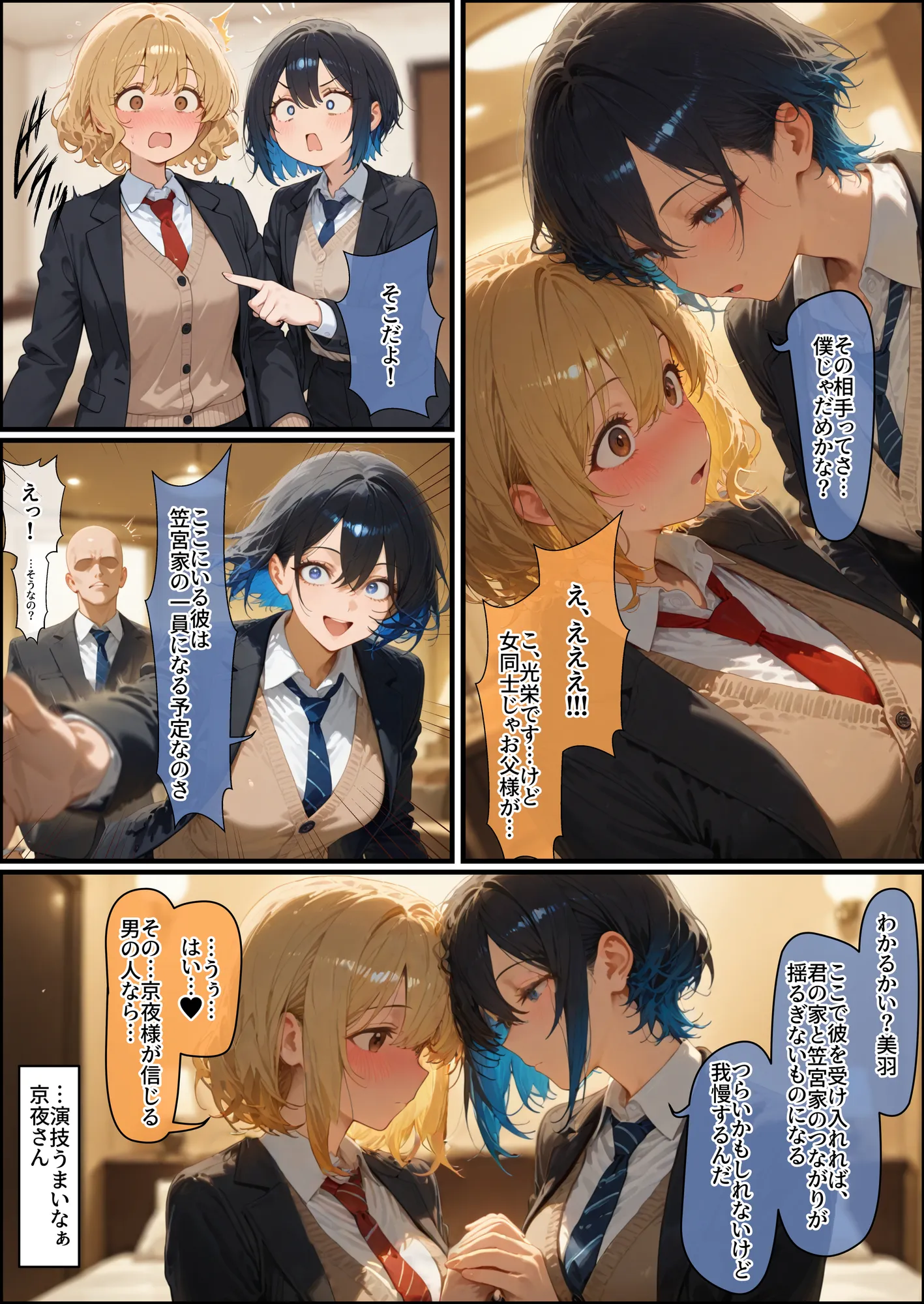 女学園の王子様♀の百合ハーレムの竿係になった2 - 7ページ