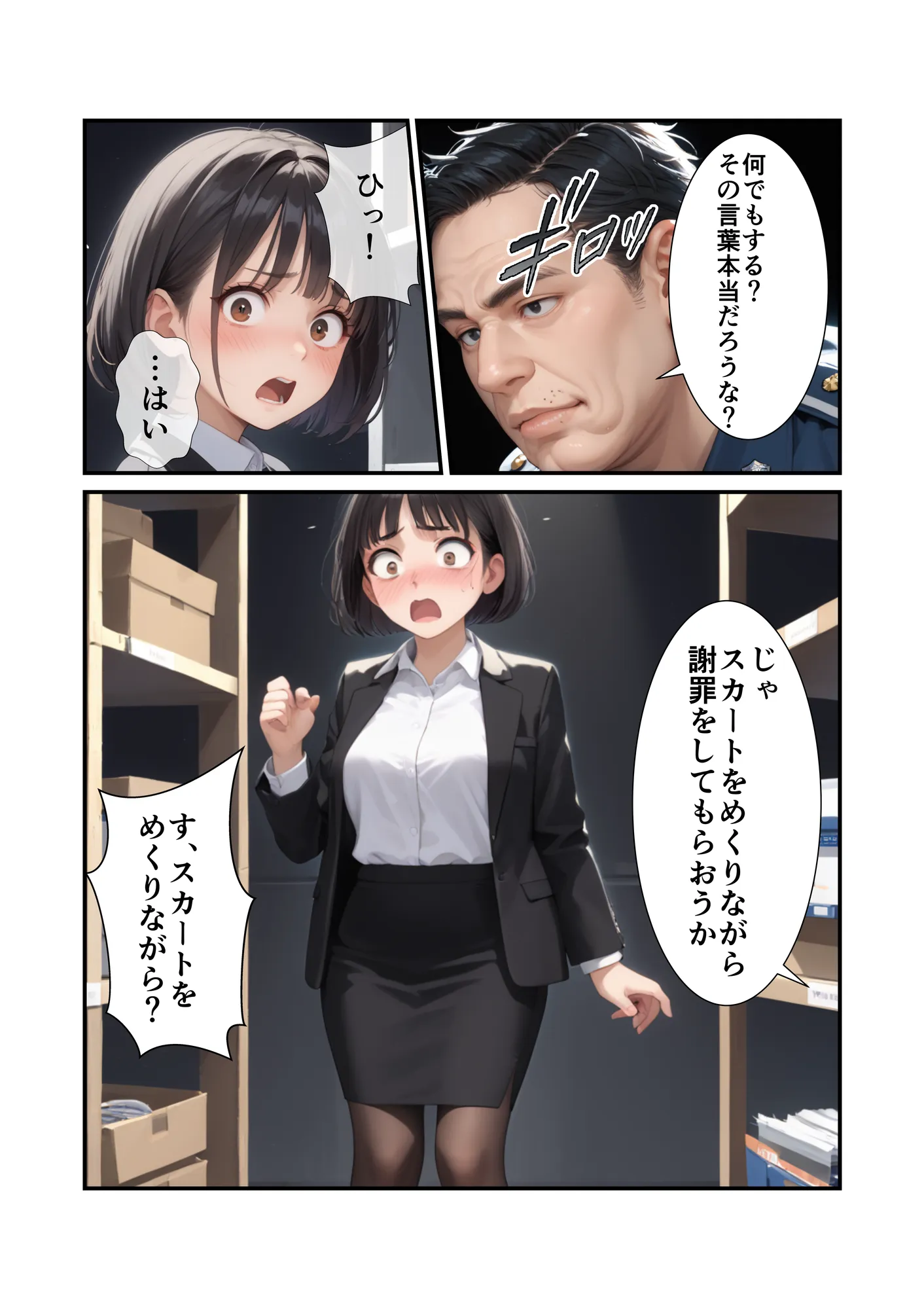 万引き女恥辱の調教総集編 - 3ページ