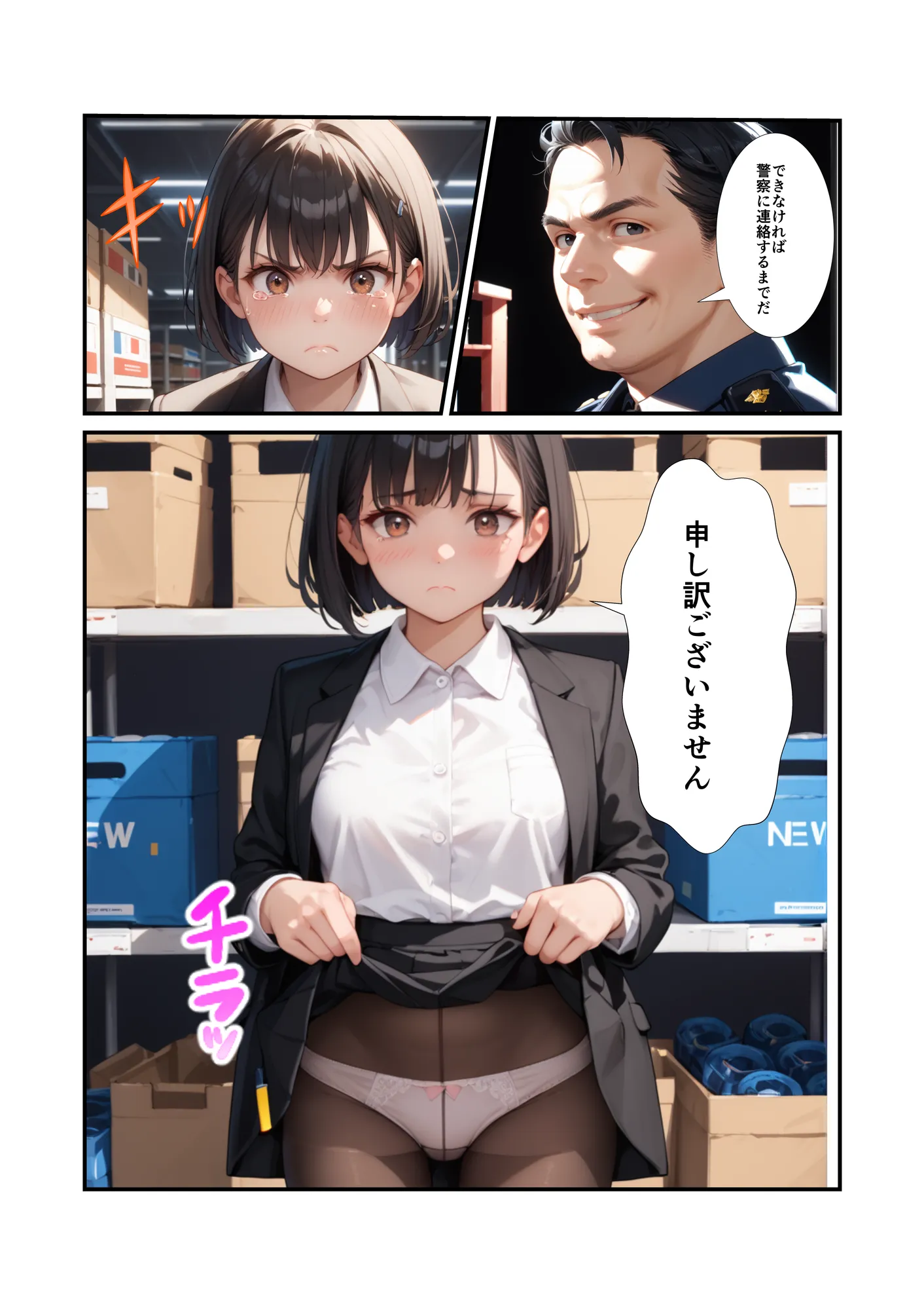 万引き女恥辱の調教総集編 - 4ページ