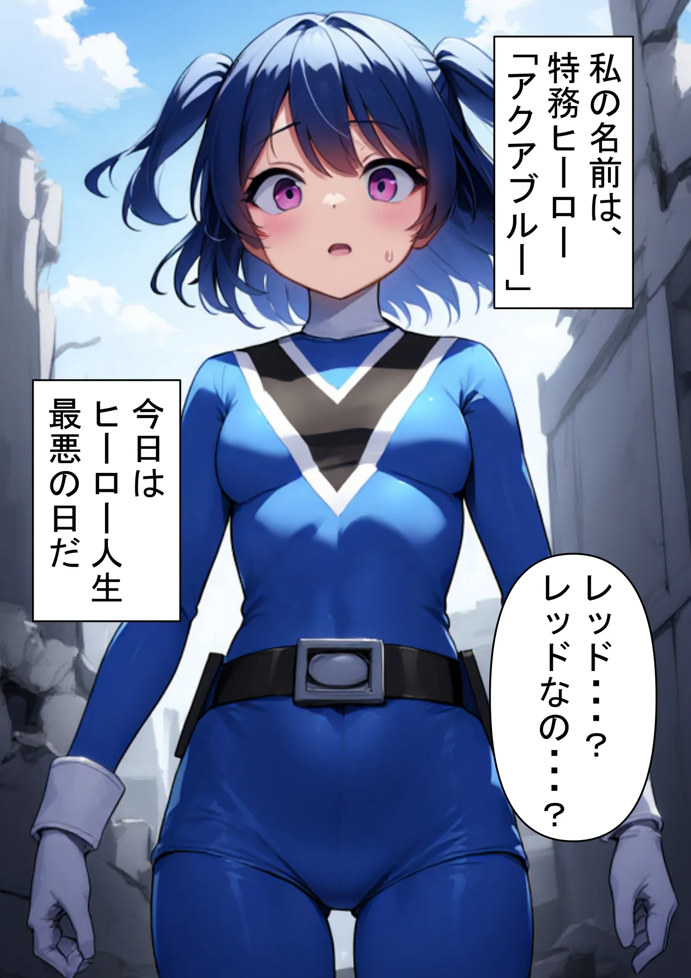 昼はヒーロー、夜はマラマラ怪人2【怪人服なんて着ちゃダメなのに!】 - 1ページ