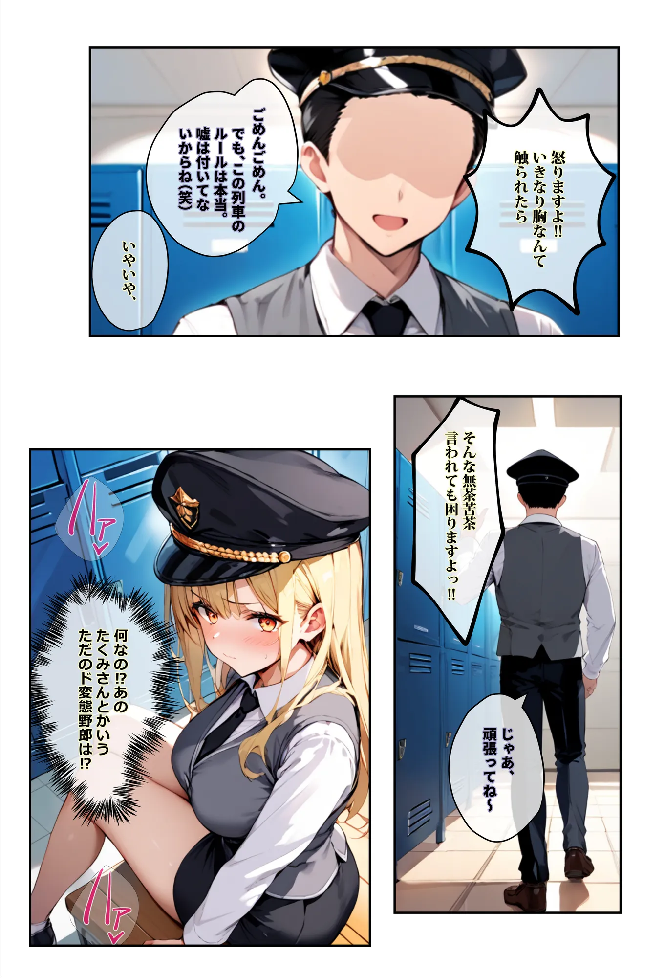 痴●されたいだけの学年1位をNTRの中で肉便器にした話〜中出し列車で働くビッチ〜 - 2ページ