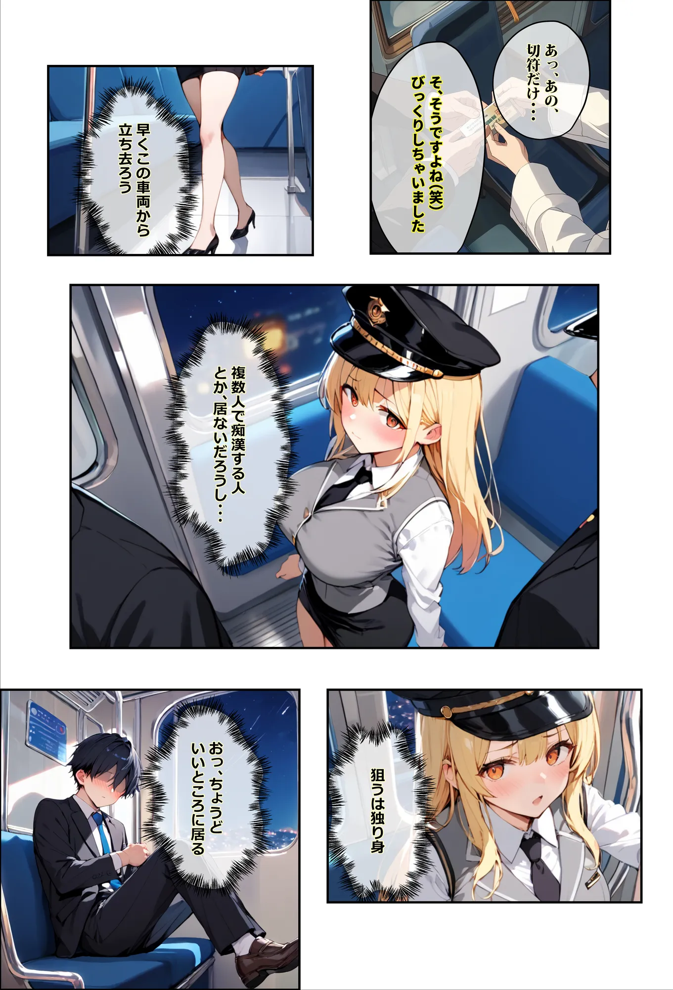 痴●されたいだけの学年1位をNTRの中で肉便器にした話〜中出し列車で働くビッチ〜 - 9ページ