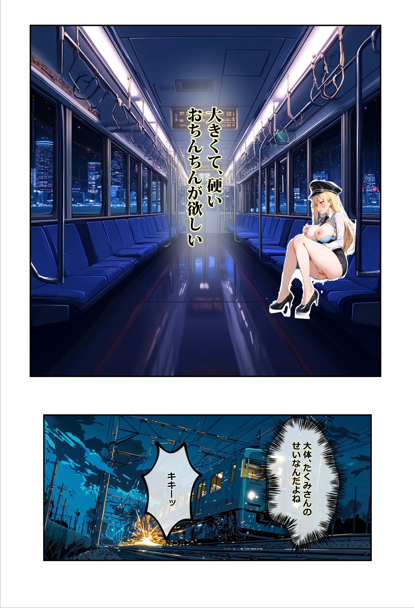 痴●されたいだけの学年1位をNTRの中で肉便器にした話〜中出し列車で働くビッチ〜 - 28ページ