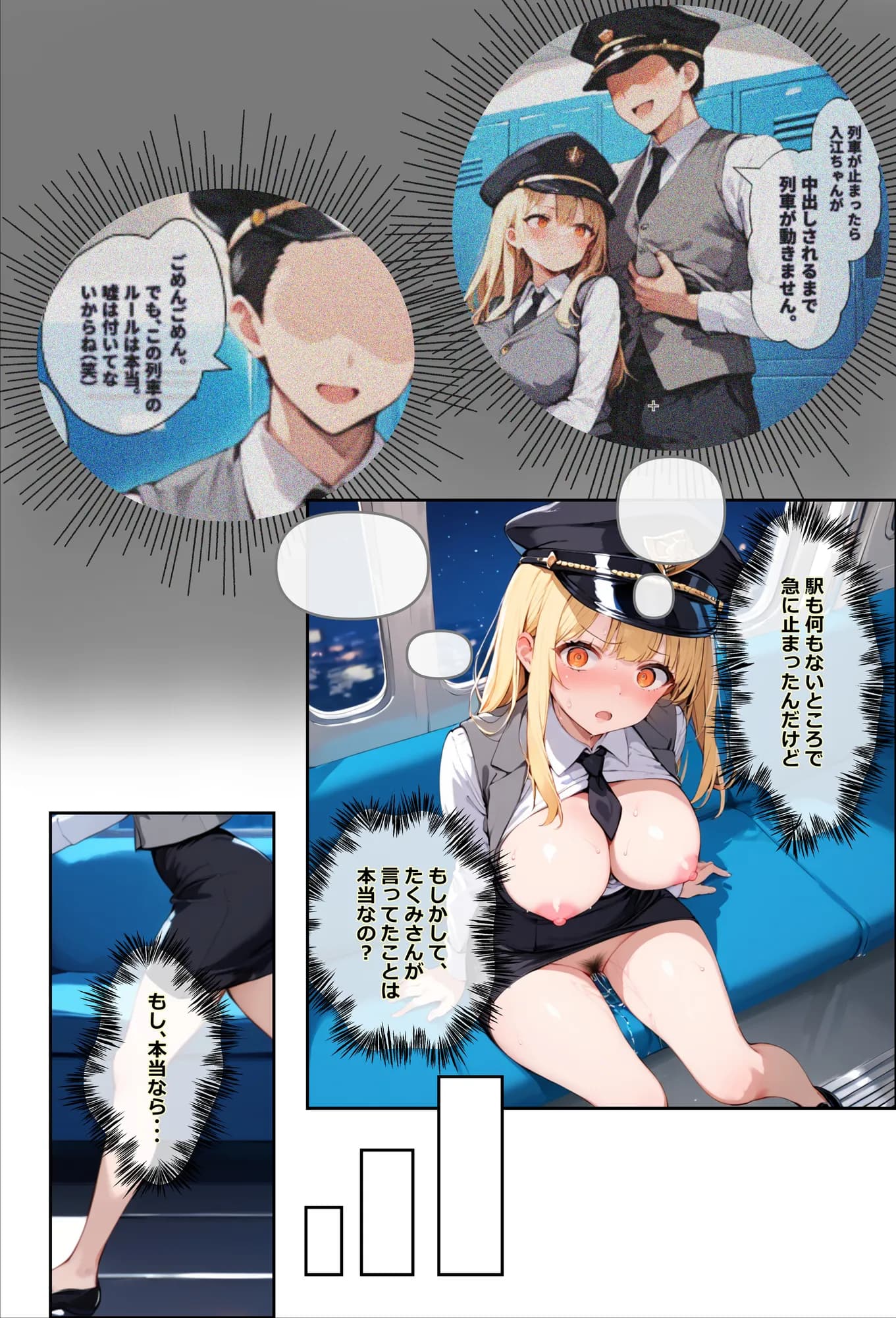 痴●されたいだけの学年1位をNTRの中で肉便器にした話〜中出し列車で働くビッチ〜 - 31ページ