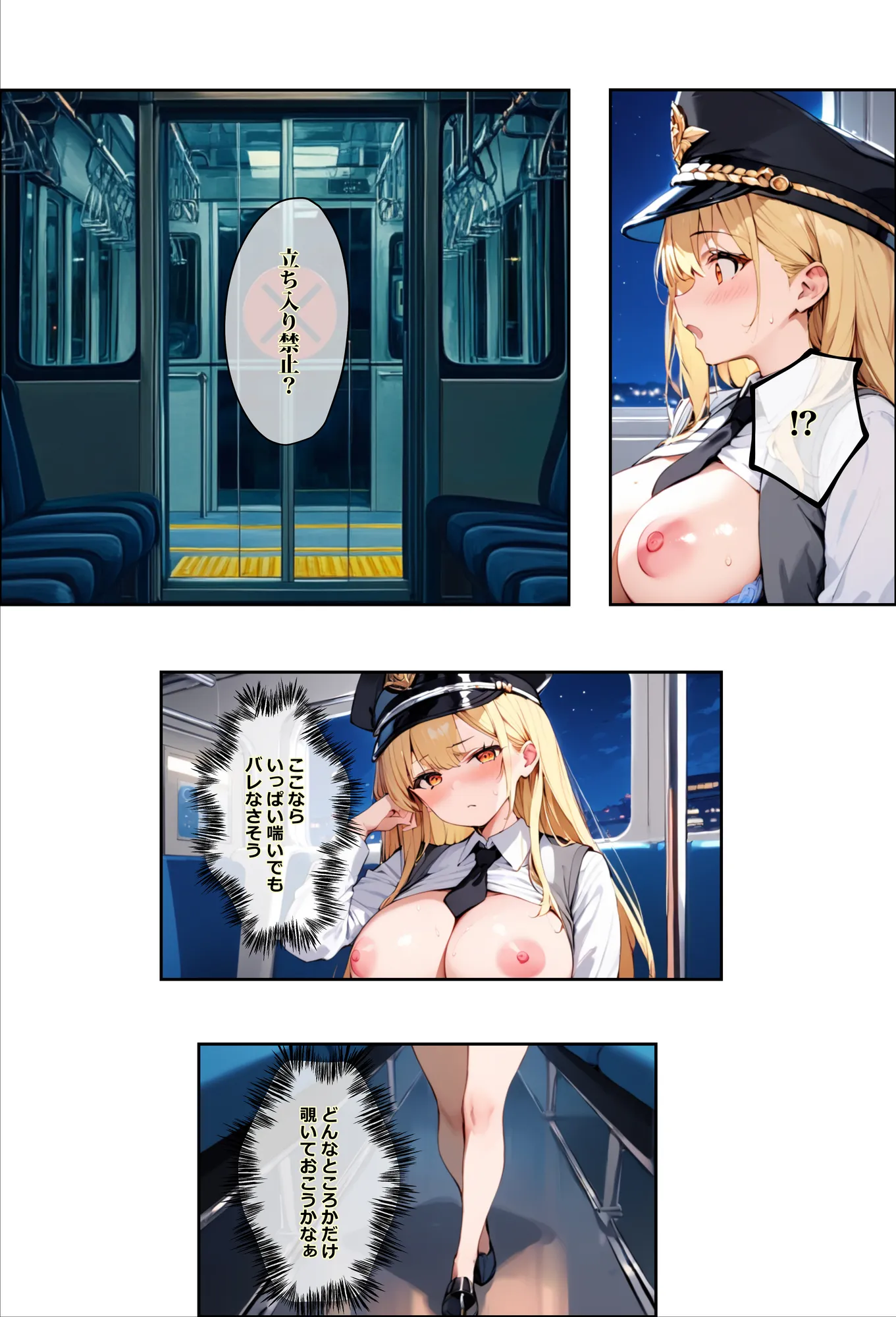 痴●されたいだけの学年1位をNTRの中で肉便器にした話〜中出し列車で働くビッチ〜 - 33ページ