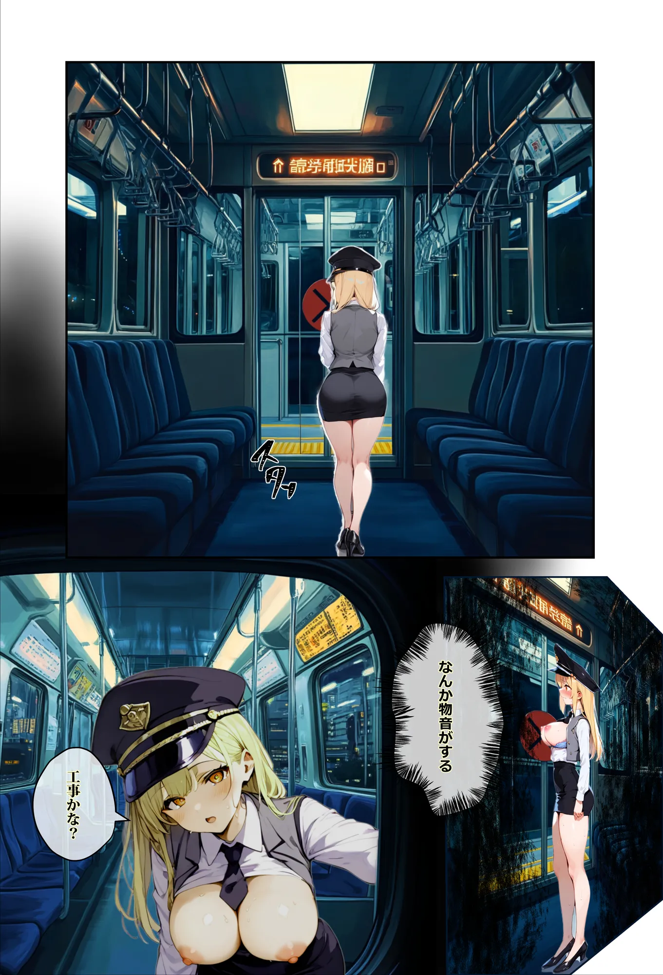 痴●されたいだけの学年1位をNTRの中で肉便器にした話〜中出し列車で働くビッチ〜 - 35ページ