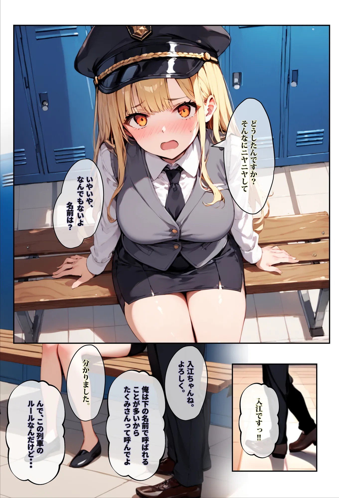 痴●されたいだけの学年1位をNTRの中で肉便器にした話〜中出し列車で働くビッチ〜 - 44ページ