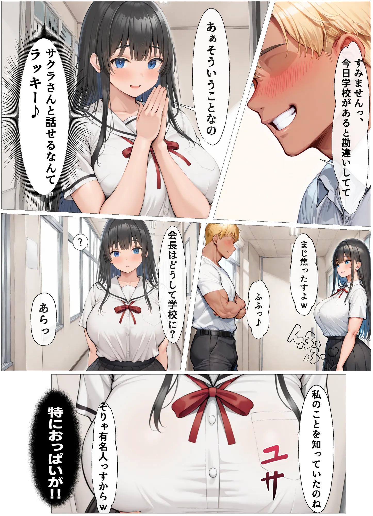 寝取られたくなくて超努力したら…寝取り男要素満載になってハーレムをする 〜生徒会長は激エロでセックスも優等生〜 - 17ページ