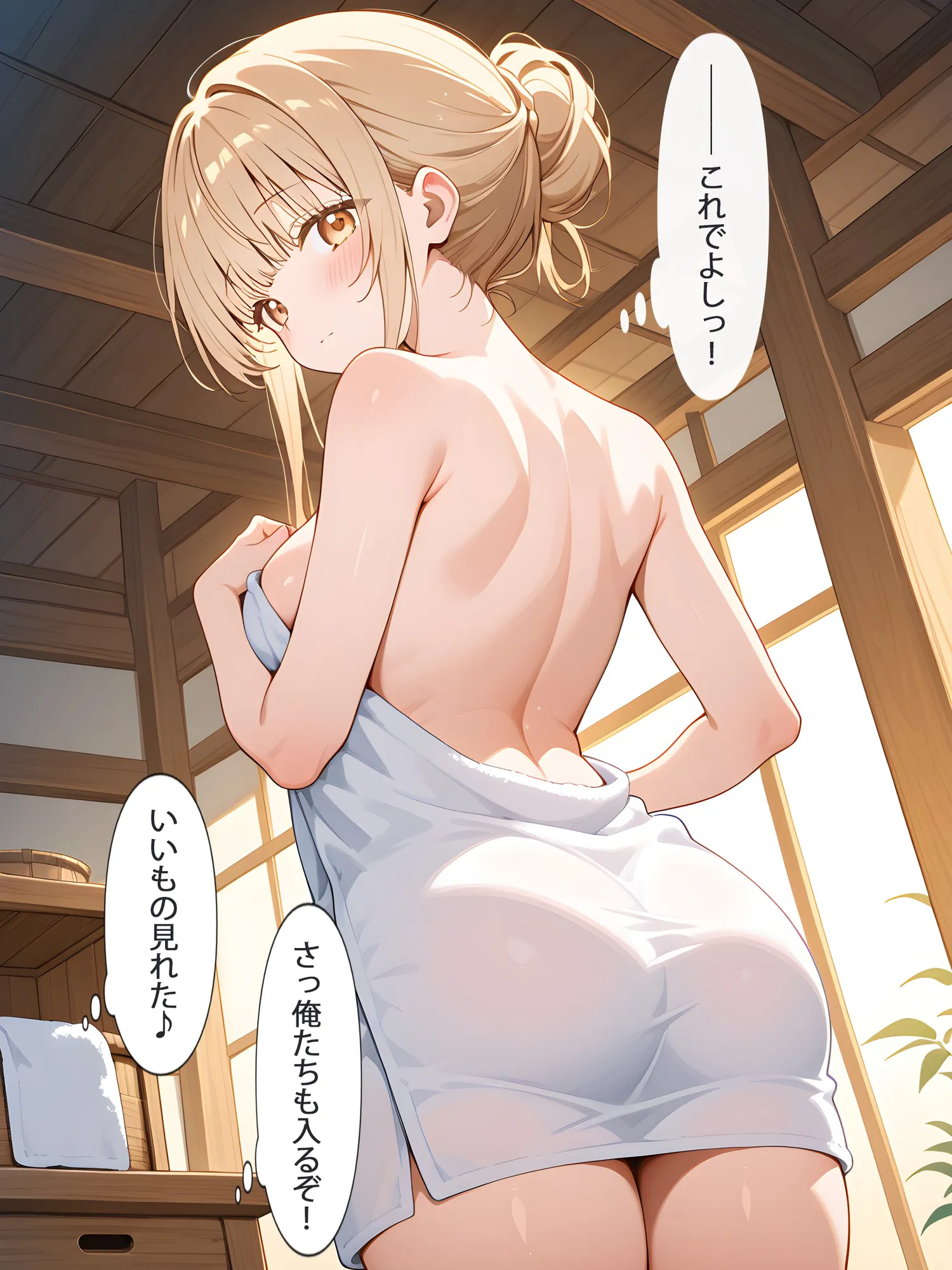 お隣の天使様と行った温泉旅行 〜お隣の宿泊客に寝取られてメス堕ちしてしまった椎名真〇〜 - 9ページ