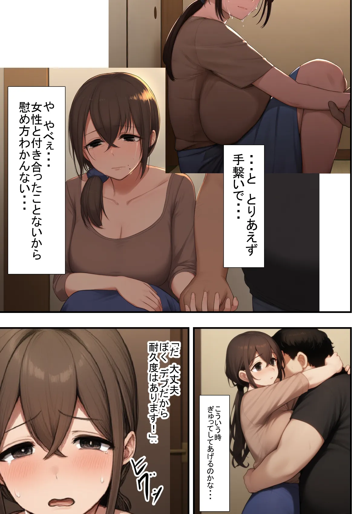 DVで逃げてきた人妻（32）をキモデブ（38）が寝取るそうです。 - 10ページ