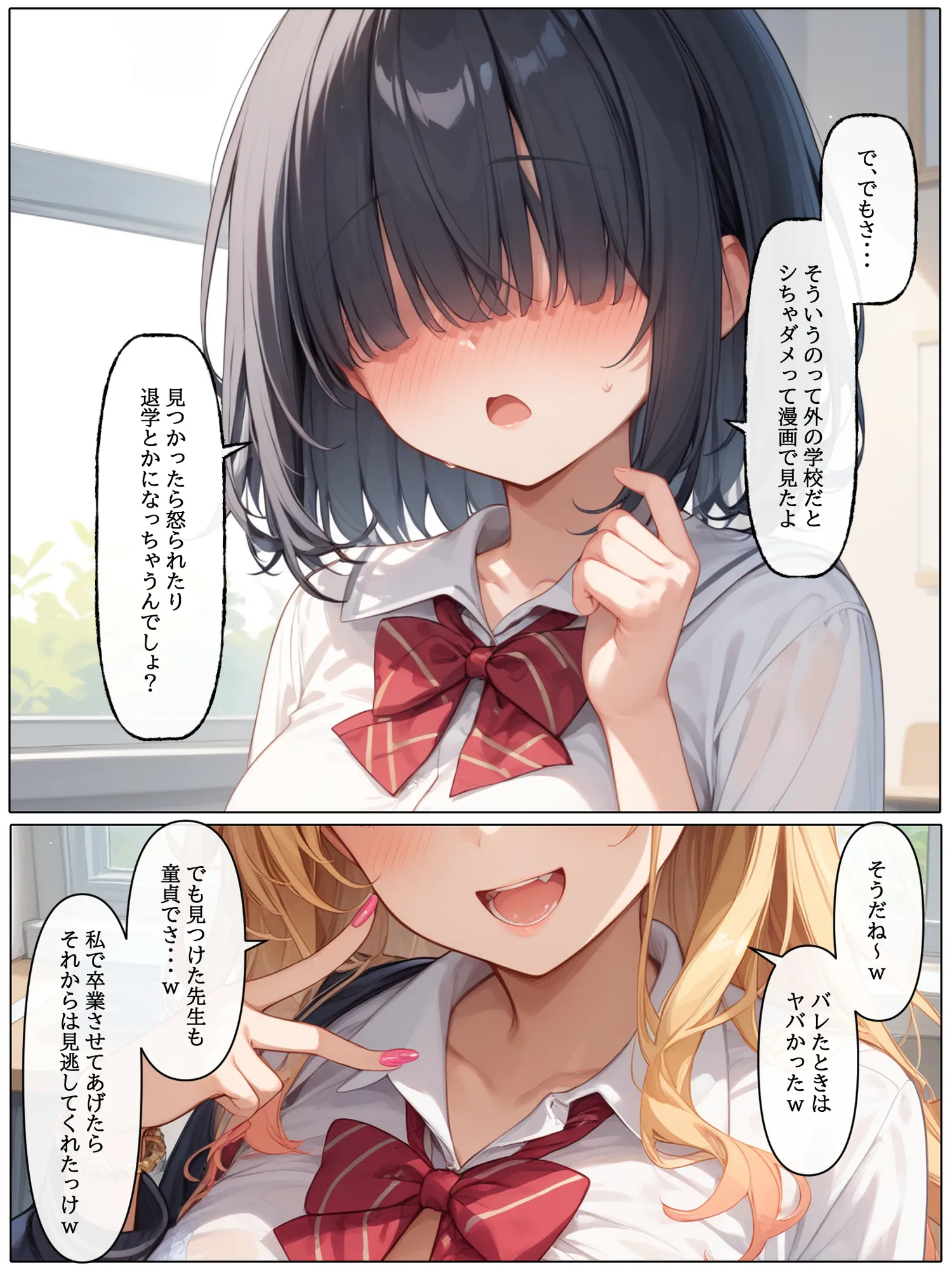 【コミック版】性処理学園〜ギャル転校生編〜 - 4ページ