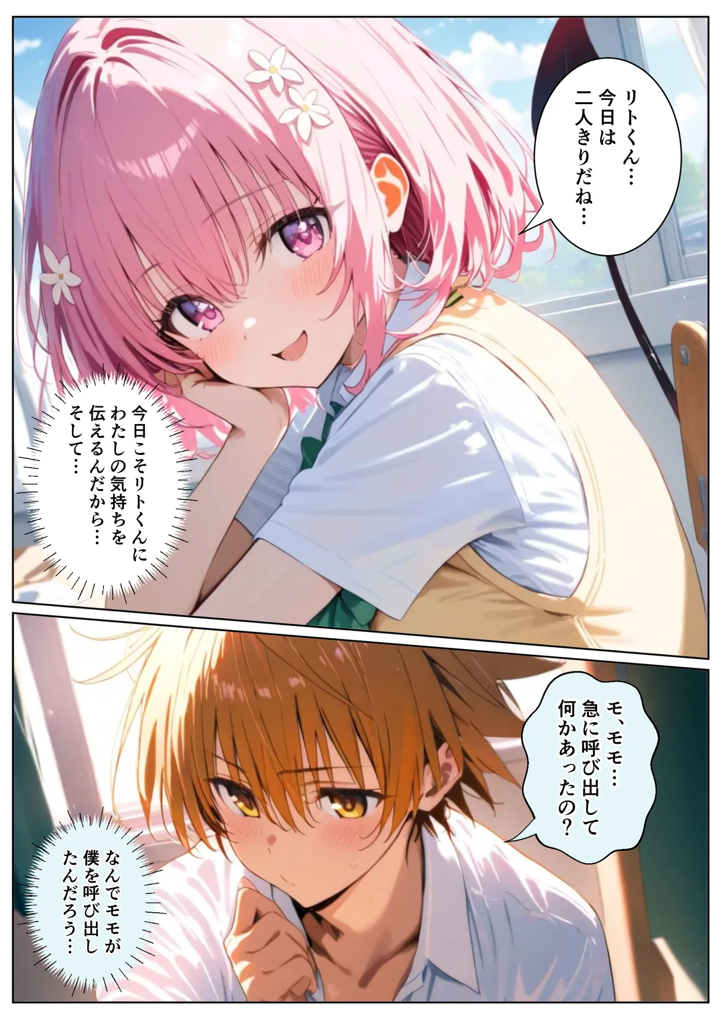 スクールカースト最下位の僕がモ〇に押されて困ってますとらぶる編 - 1ページ