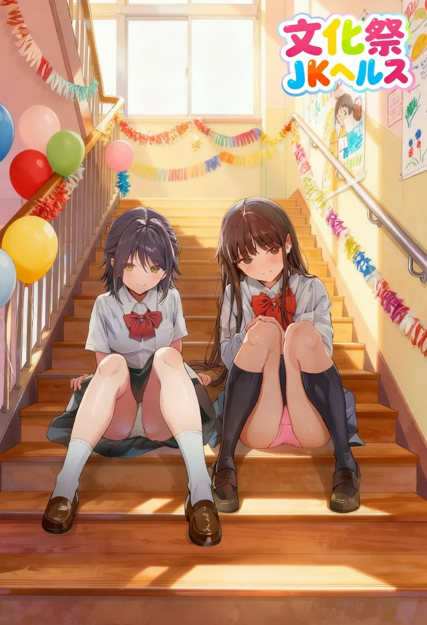 【大乱交】文化祭JKヘルス VS レンタルおじさんちんぽ - 14ページ