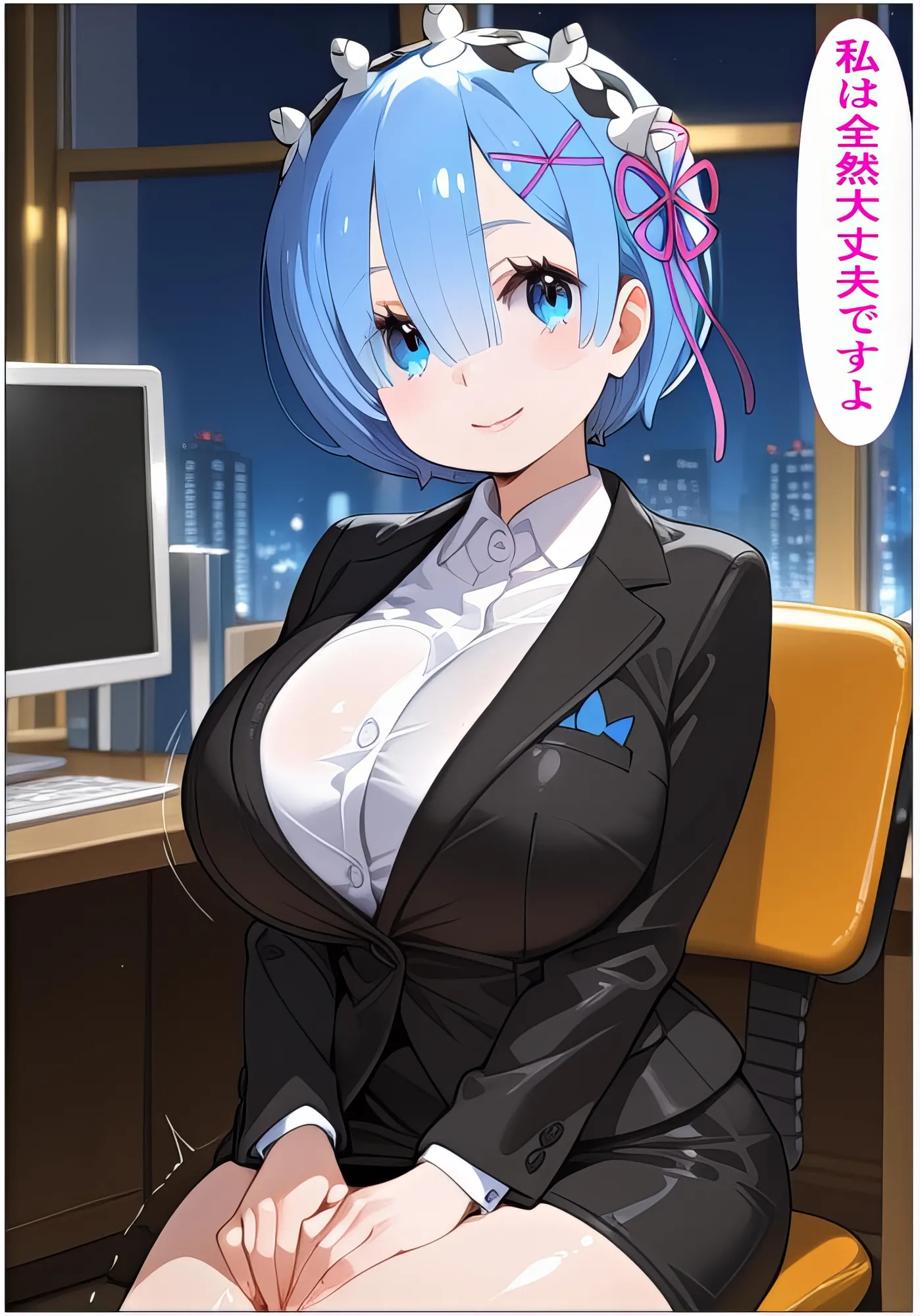 もしもレムが会社の後輩だったら〜既婚者を無理矢理ホテルに連れ込んで寝取った私〜 - 12ページ