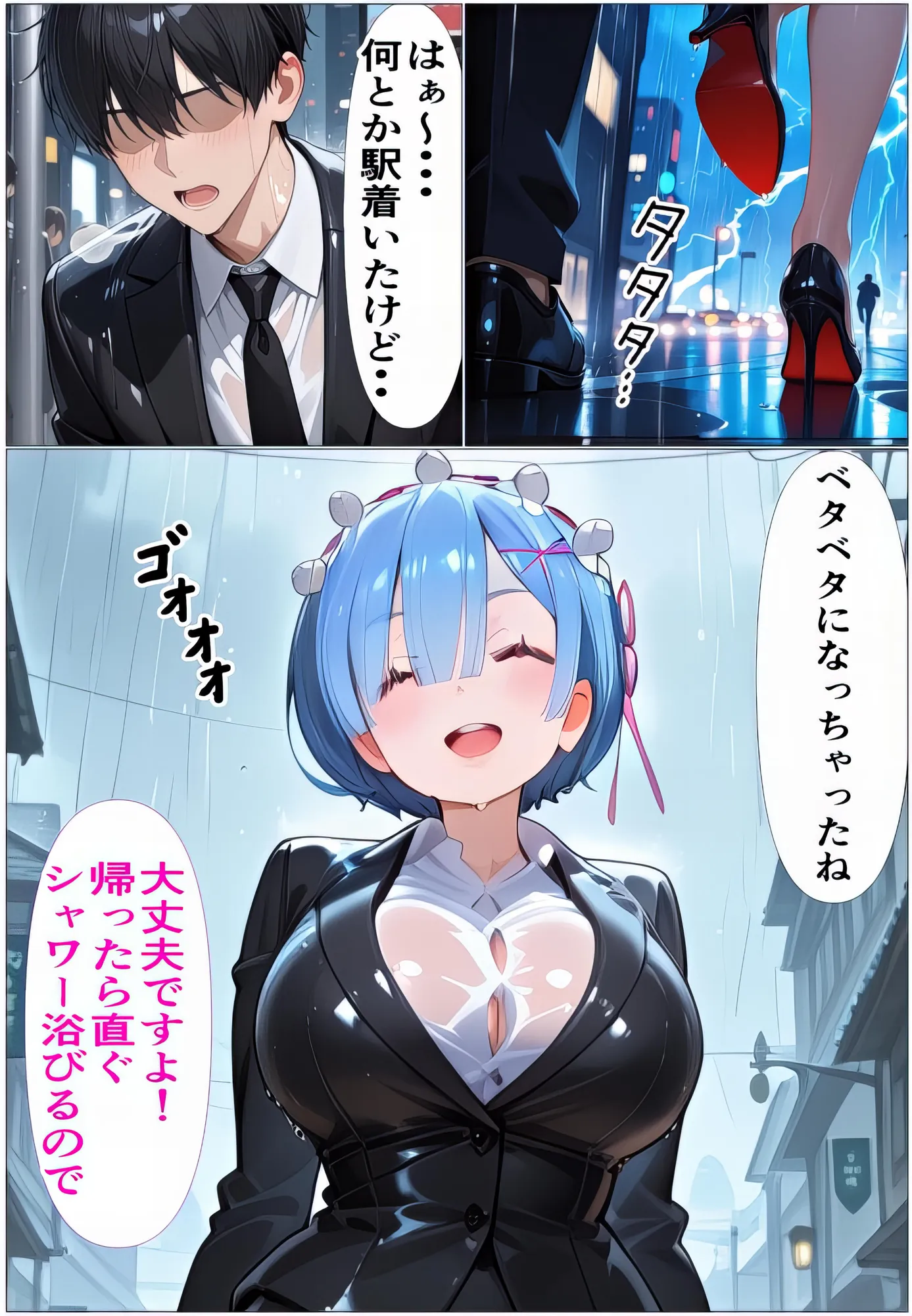 もしもレムが会社の後輩だったら〜既婚者を無理矢理ホテルに連れ込んで寝取った私〜 - 28ページ