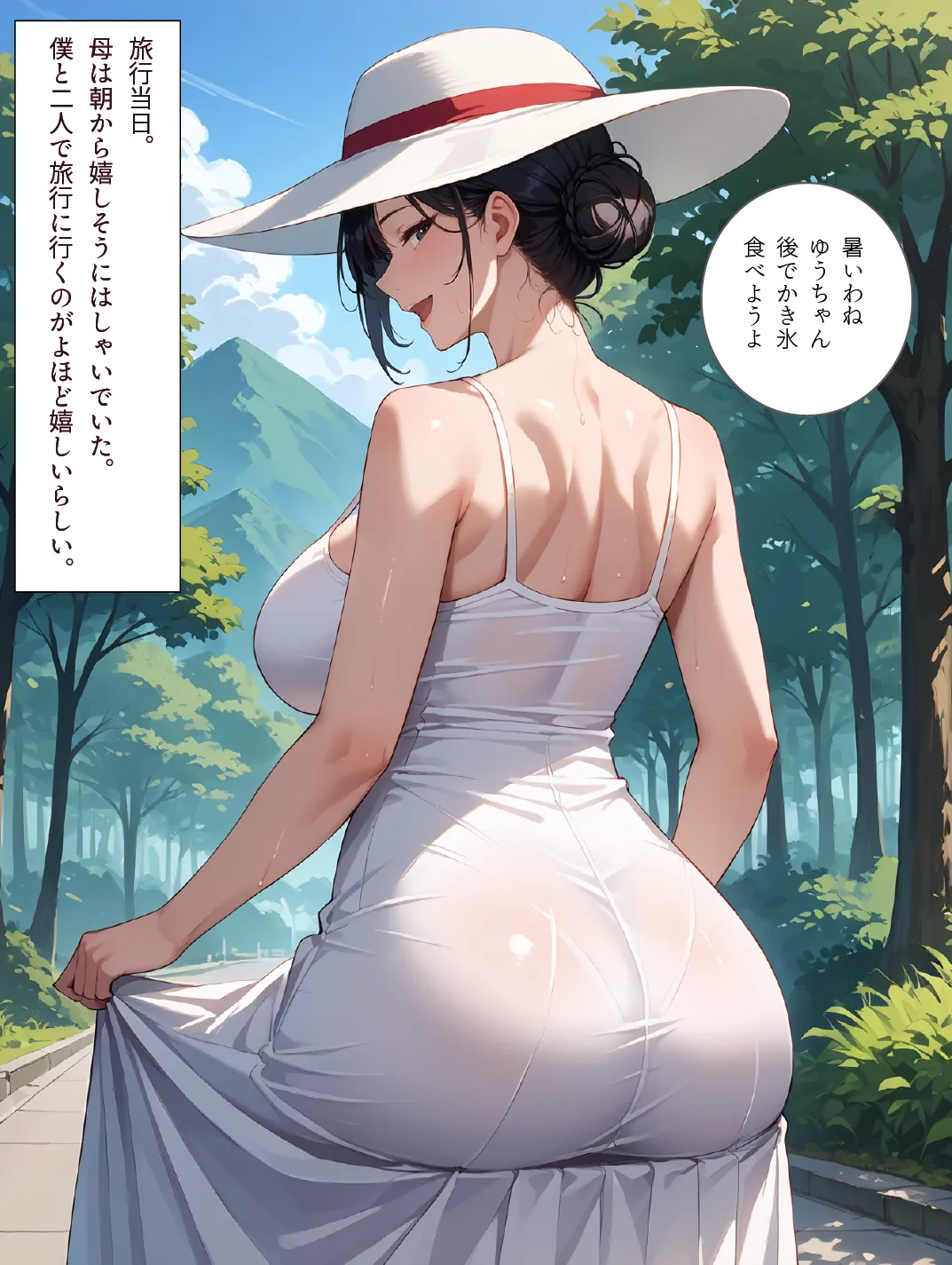 母と露天風呂付き客室のある温泉宿に行った話 - 7ページ