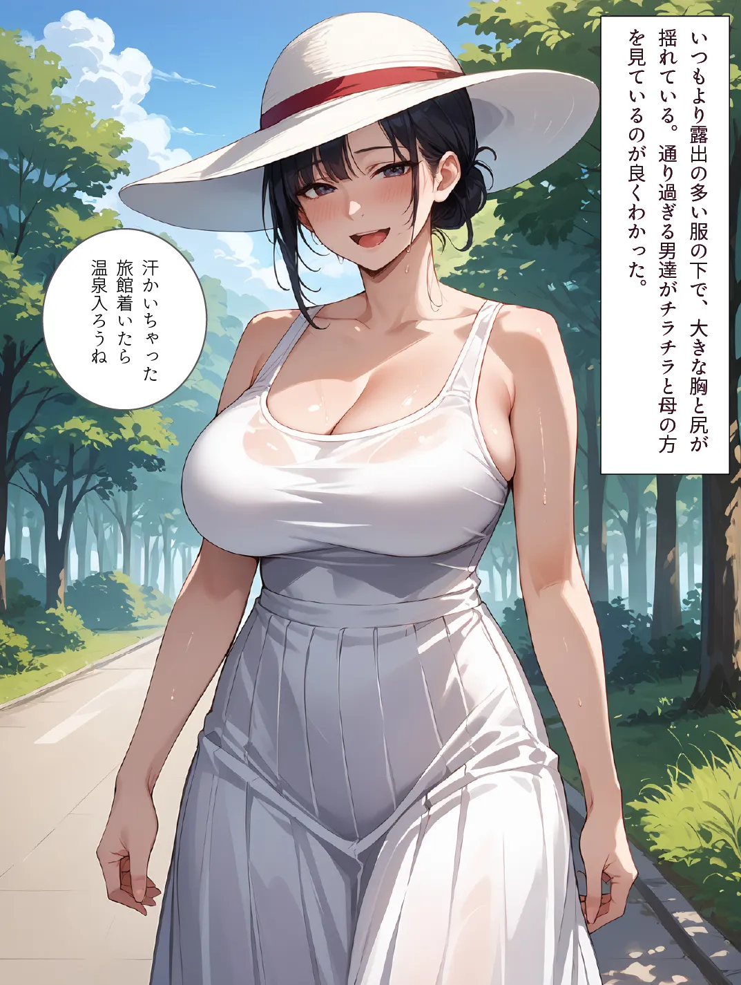 母と露天風呂付き客室のある温泉宿に行った話 - 8ページ