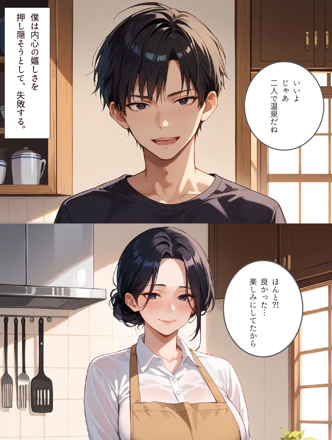 母と露天風呂付き客室のある温泉宿に行った話 - 19ページ