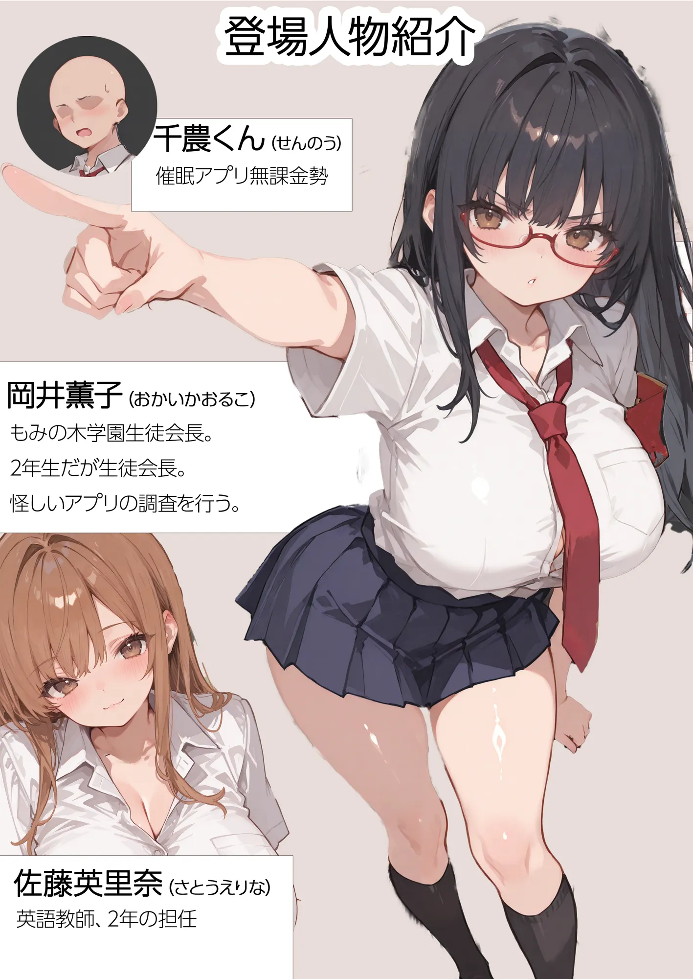 エロい生徒会長が催○アプリで寝取られ○される話 - 1ページ