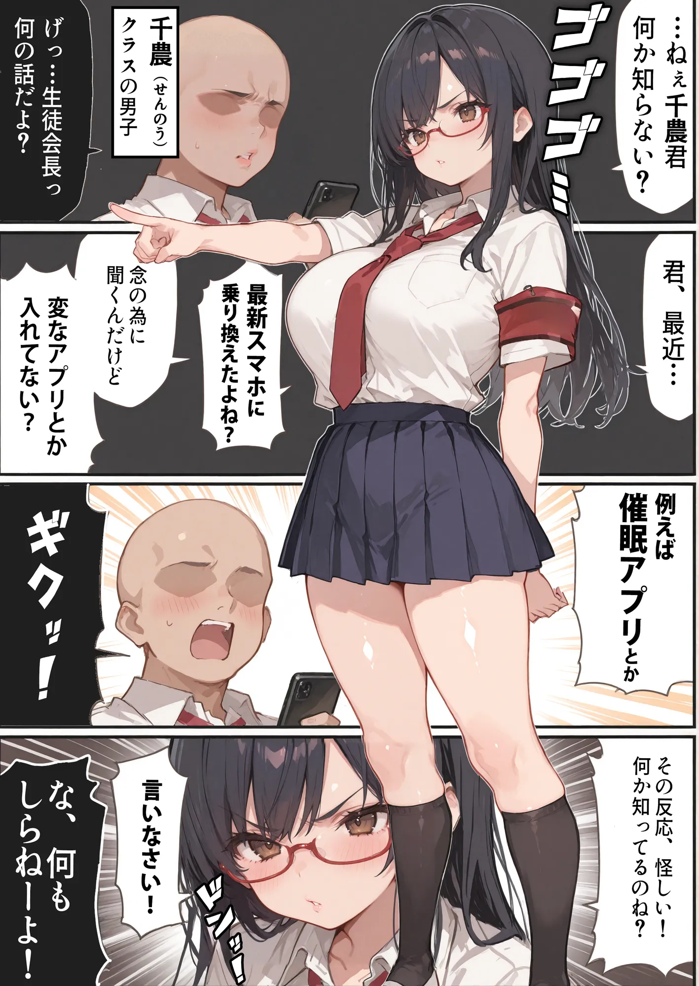 エロい生徒会長が催○アプリで寝取られ○される話 - 5ページ