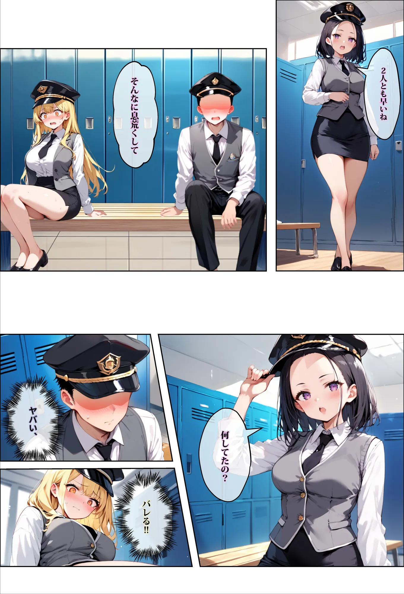 彼女よりエッチが上手い子との浮気SEXを見せてあげた話〜中出し列車で働くビッチ〜 - 4ページ