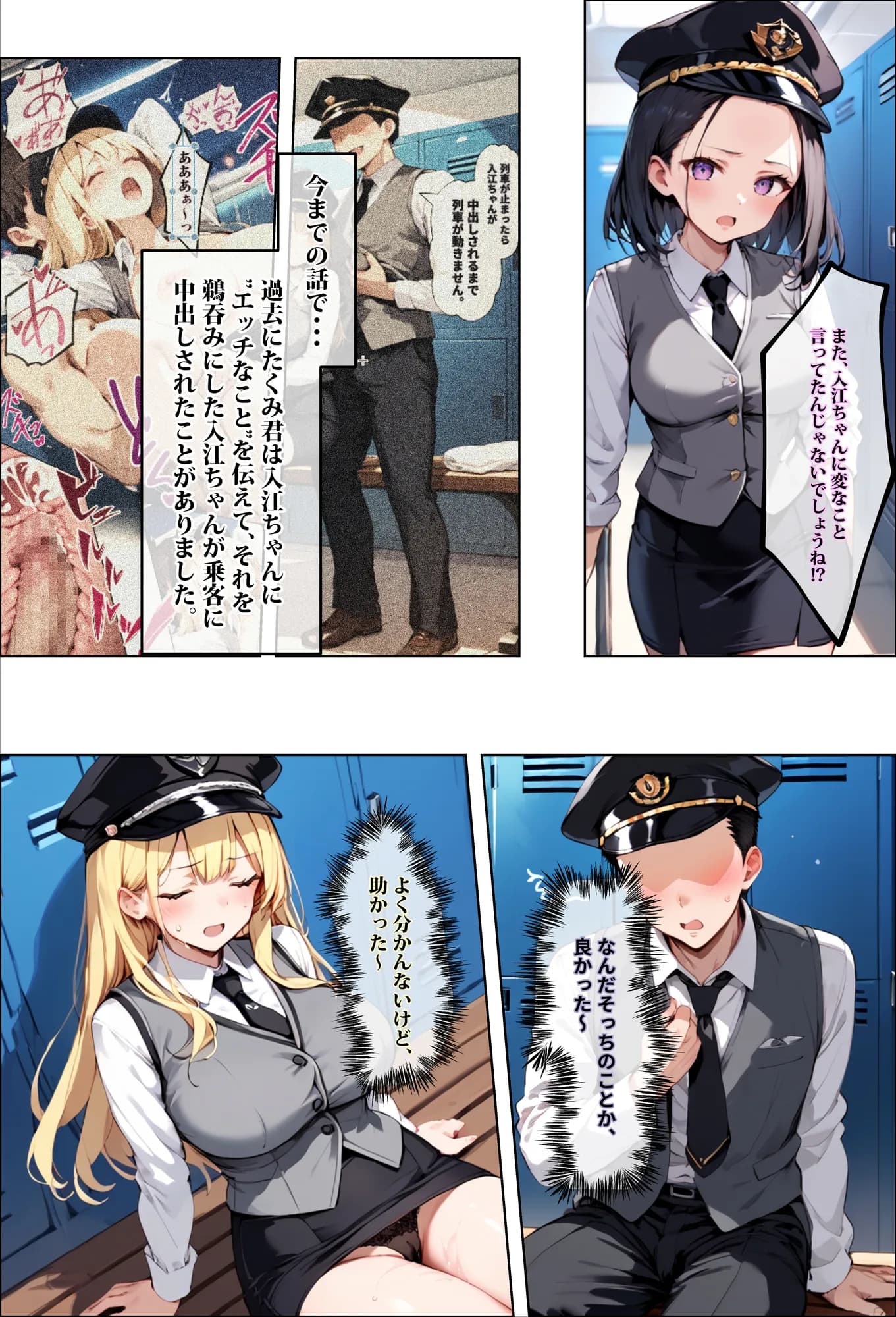 彼女よりエッチが上手い子との浮気SEXを見せてあげた話〜中出し列車で働くビッチ〜 - 5ページ