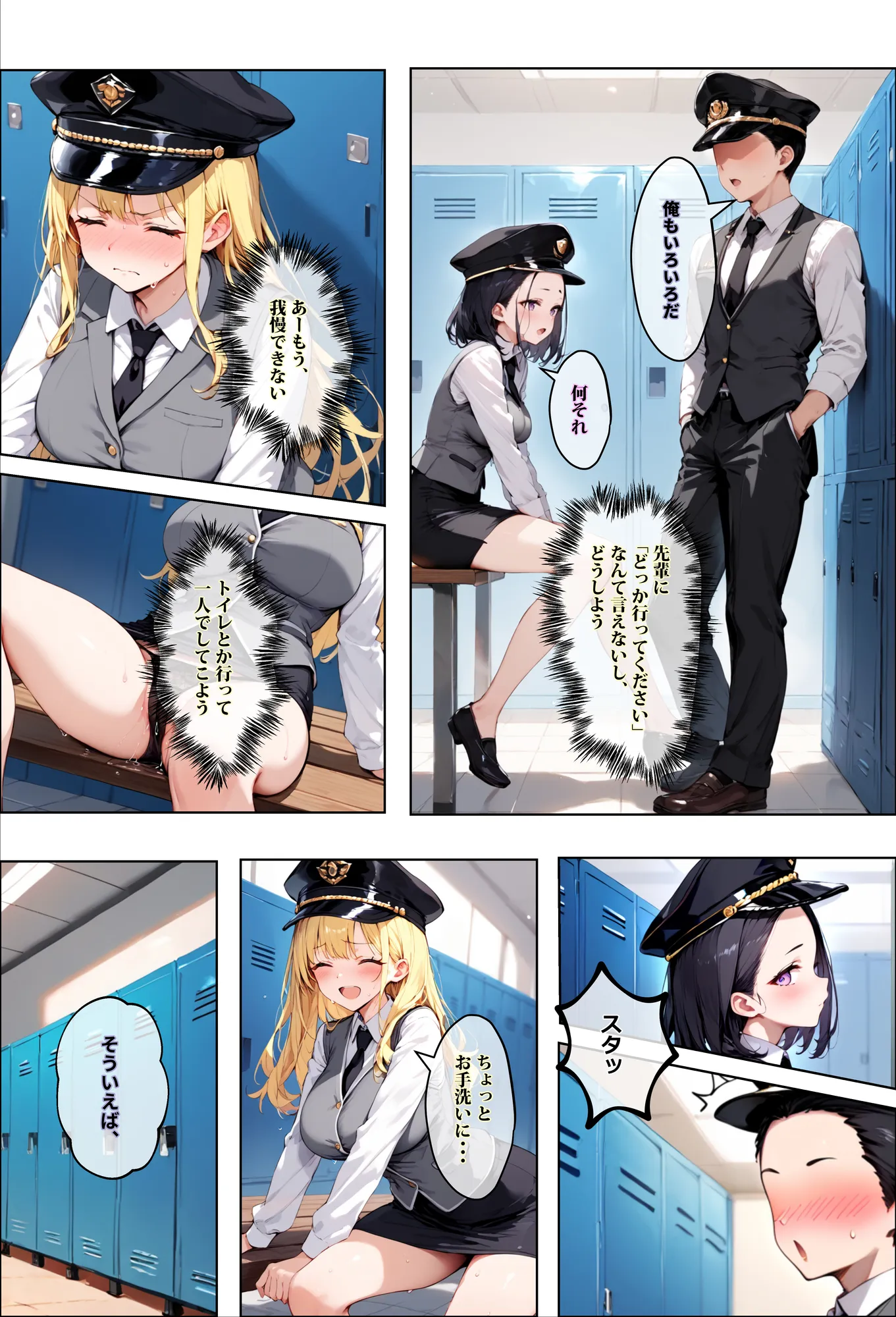 彼女よりエッチが上手い子との浮気SEXを見せてあげた話〜中出し列車で働くビッチ〜 - 10ページ