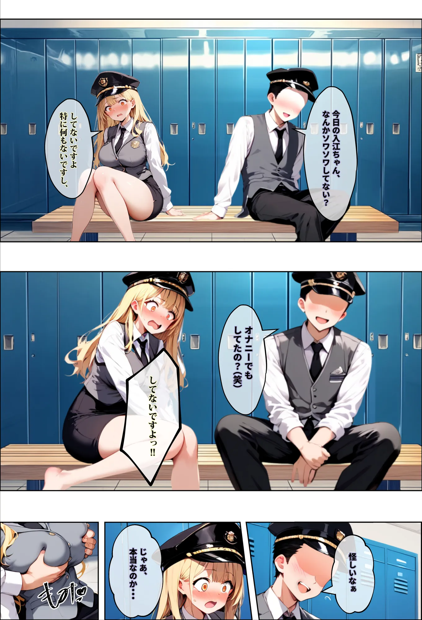 彼女よりエッチが上手い子との浮気SEXを見せてあげた話〜中出し列車で働くビッチ〜 - 33ページ