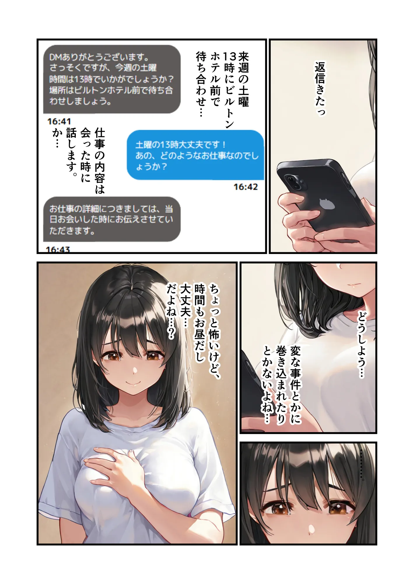 見ないで...お願い...見ないで。 - 4ページ