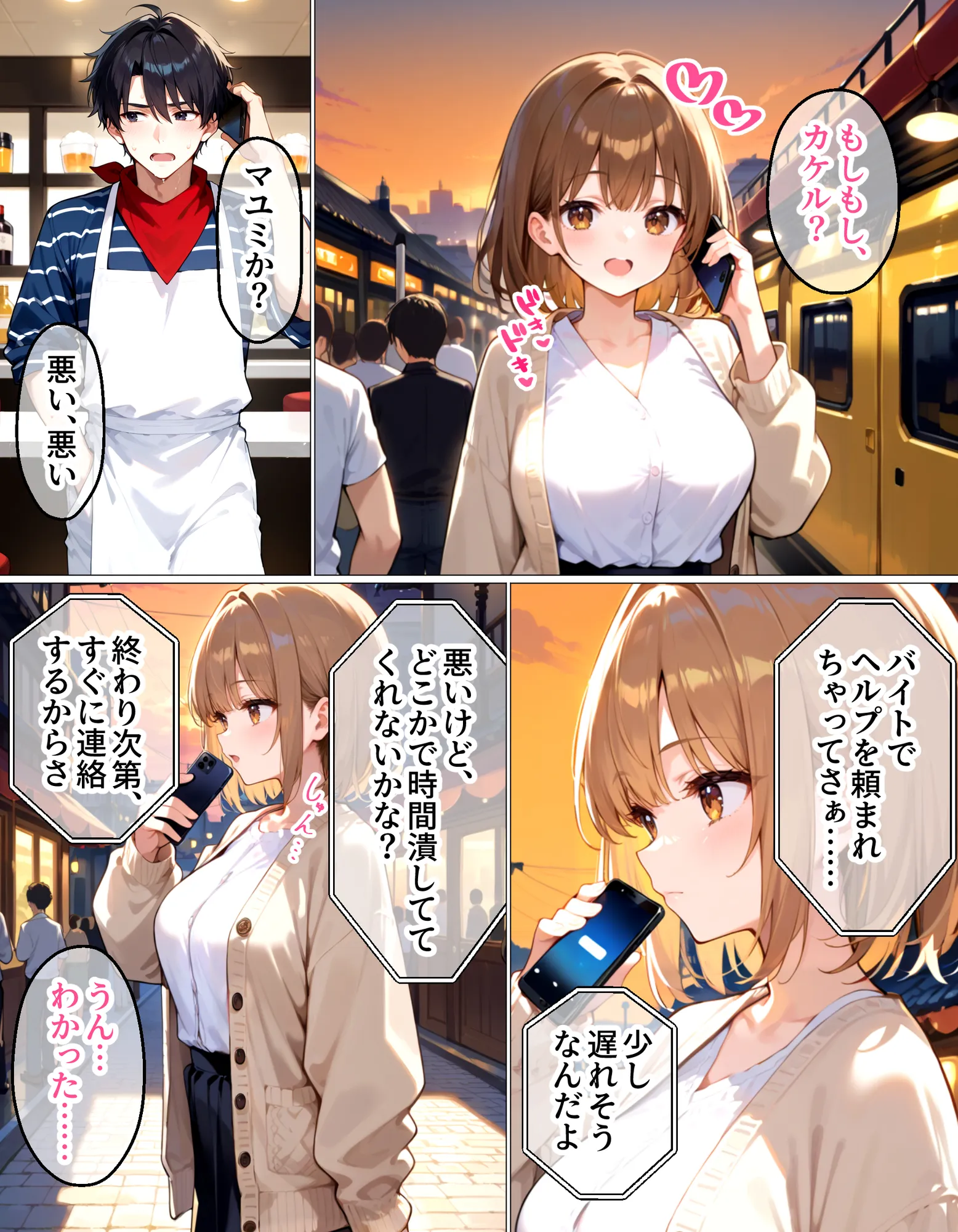 上京したばかりの大学1年生がおじさんに寝取られました - 2ページ